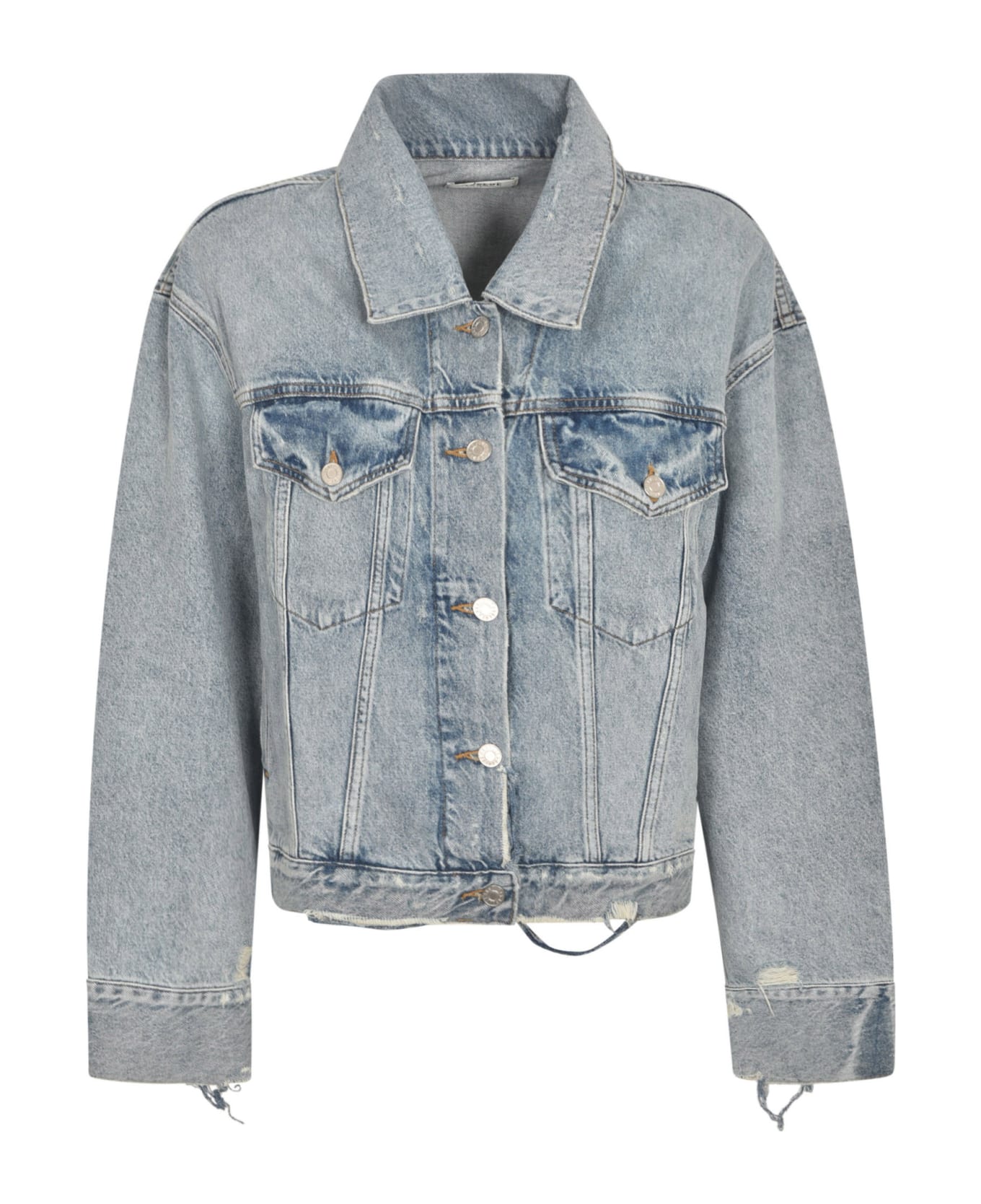 AGOLDE Denim Buttoned Jeans - FRAY