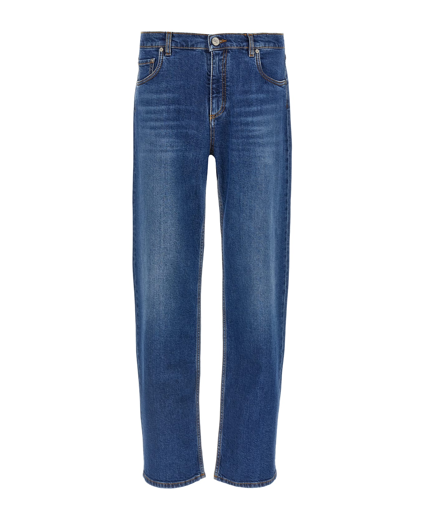 Etro Embroidery Jeans - Blue