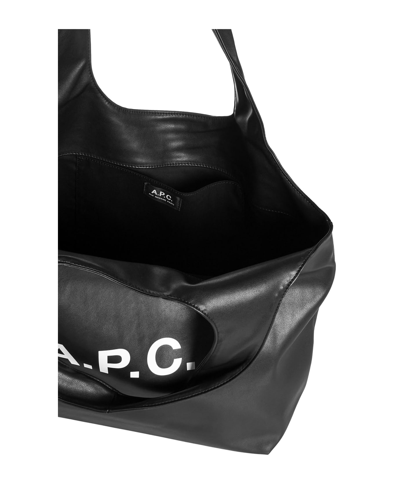 A.P.C. Ninon Tote Bag - BLACK トートバッグ