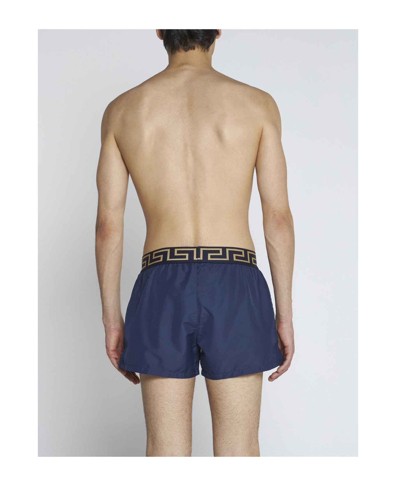 Versace Greca And Medusa Swim Shorts - Blu oro 水着