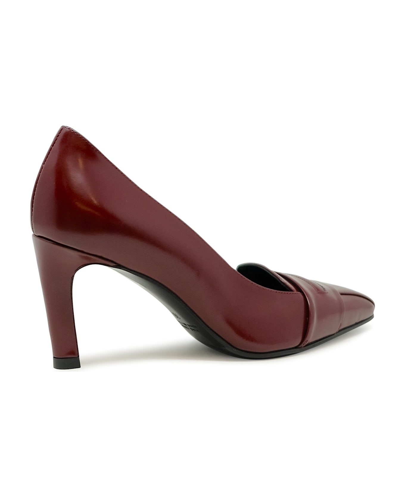 Lella Baldi Lt2473sb Laredo Bordeaux Leather Pumps - BLUE
