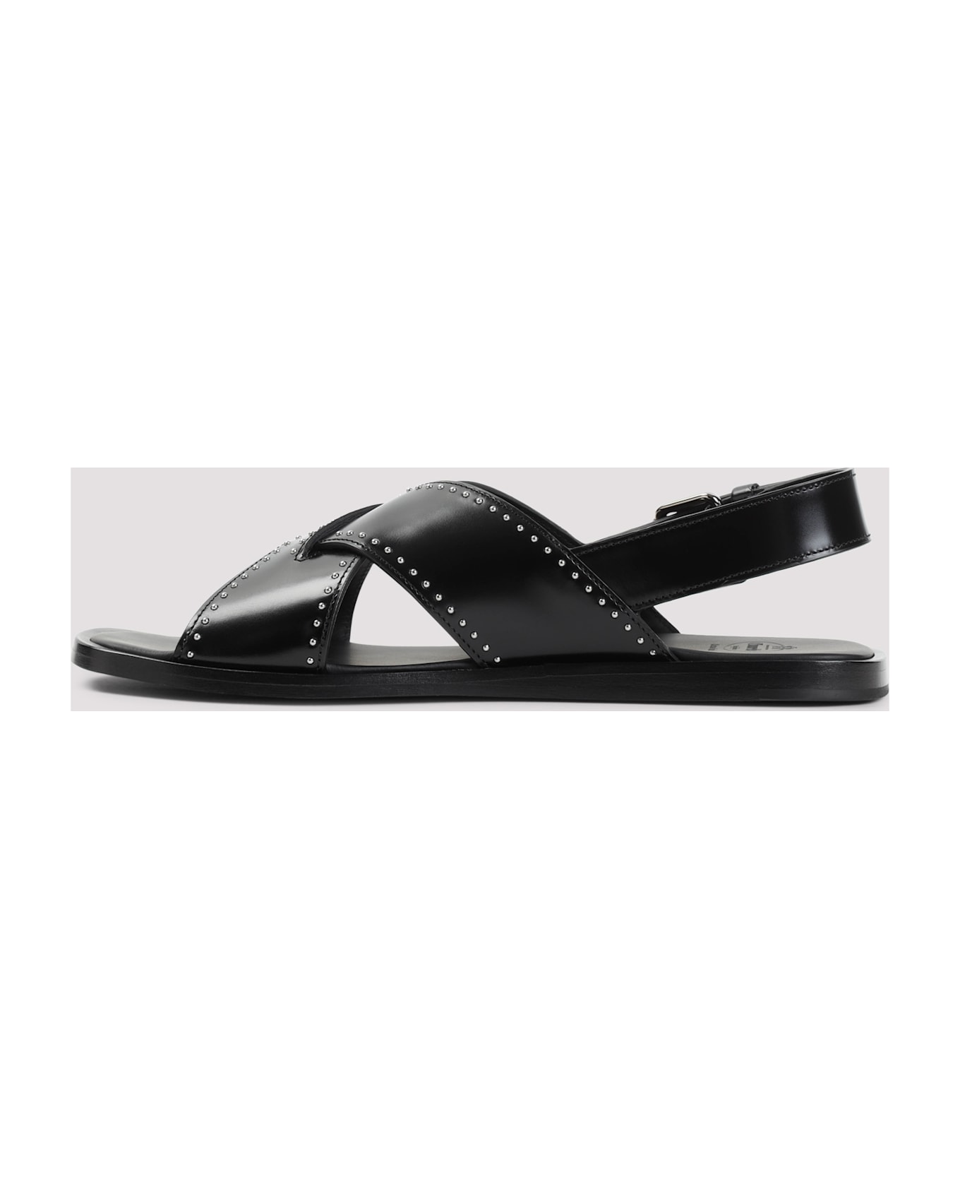 Church
s Black Leather Oksana Sandals - BLACK