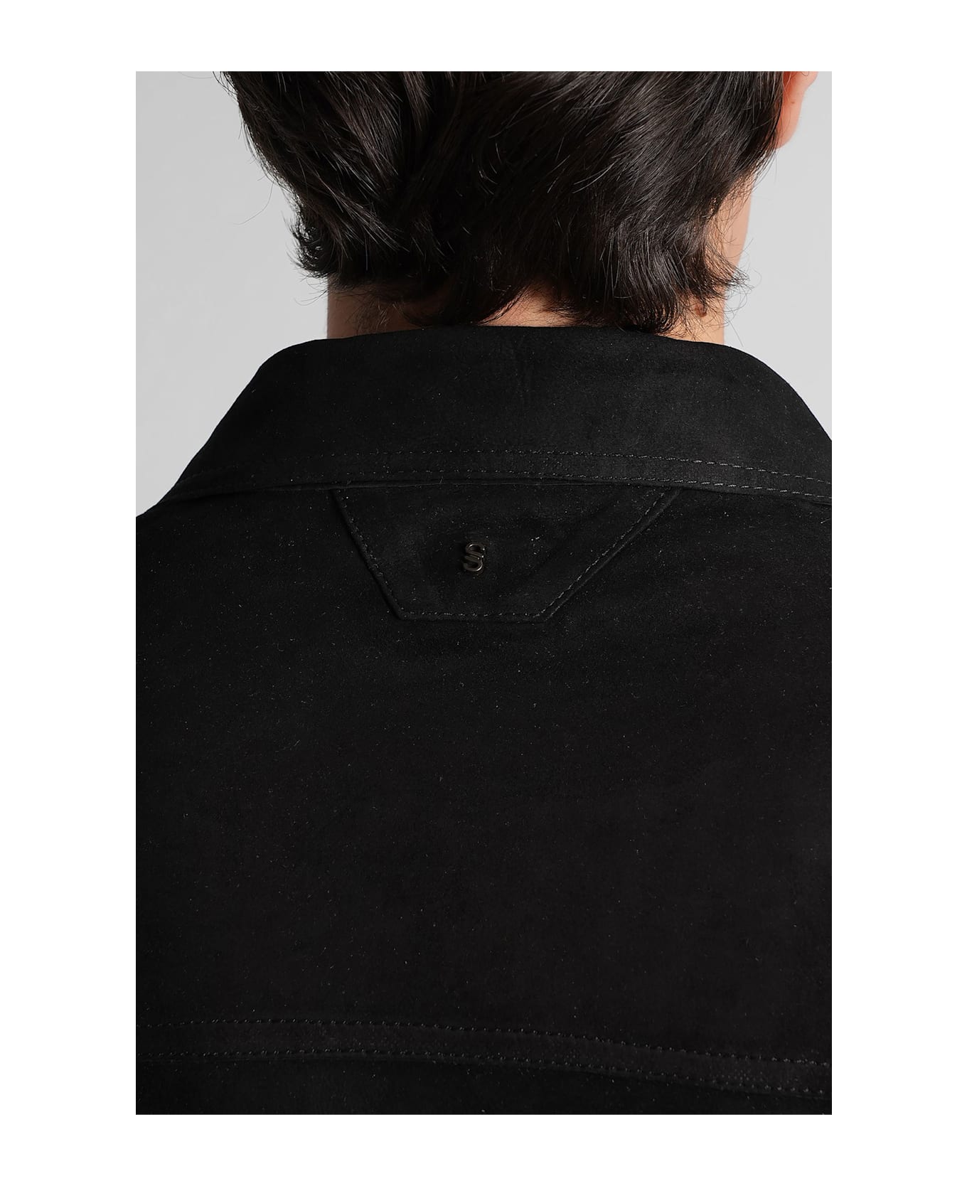 Salvatore Santoro Leather Jacket In Black Leather - black