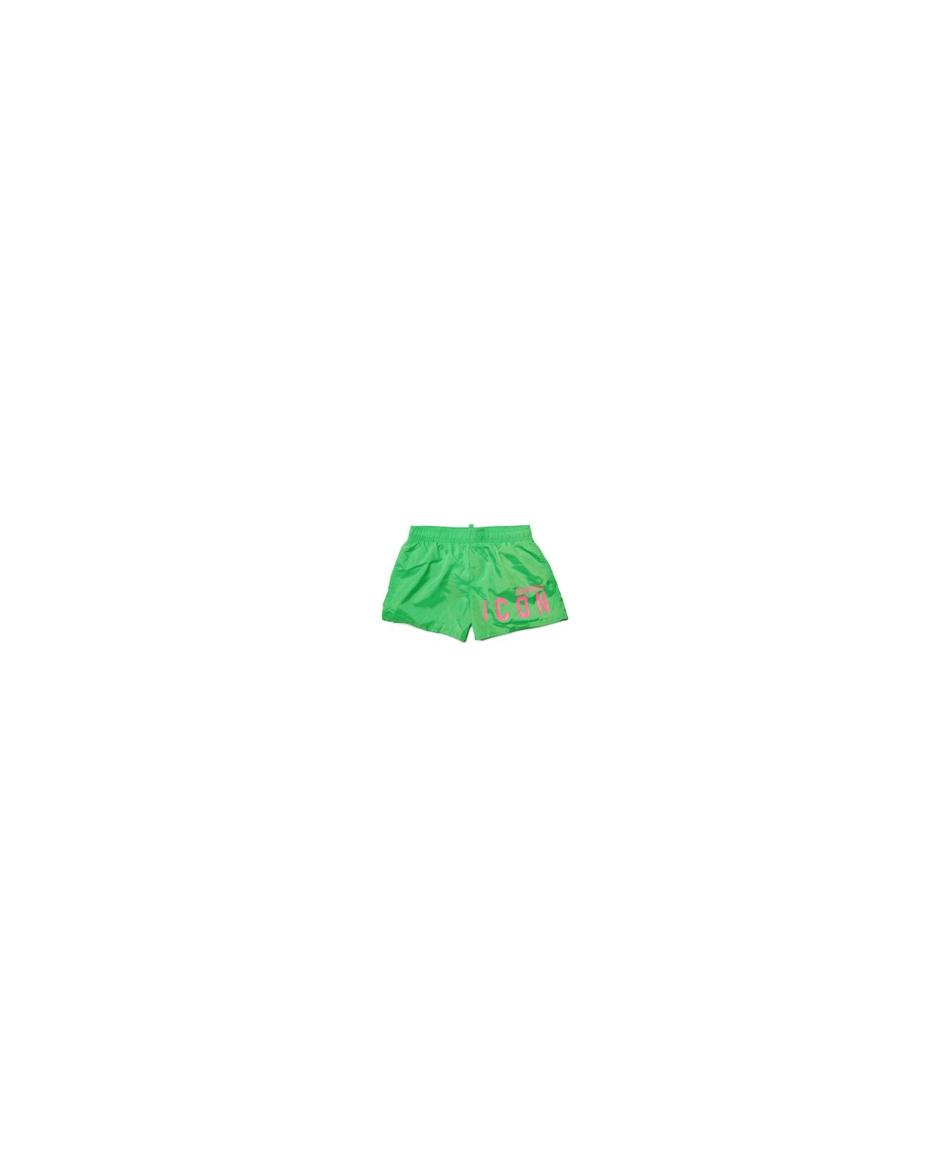 Dsquared2 Costume Con Logo - Green 水着