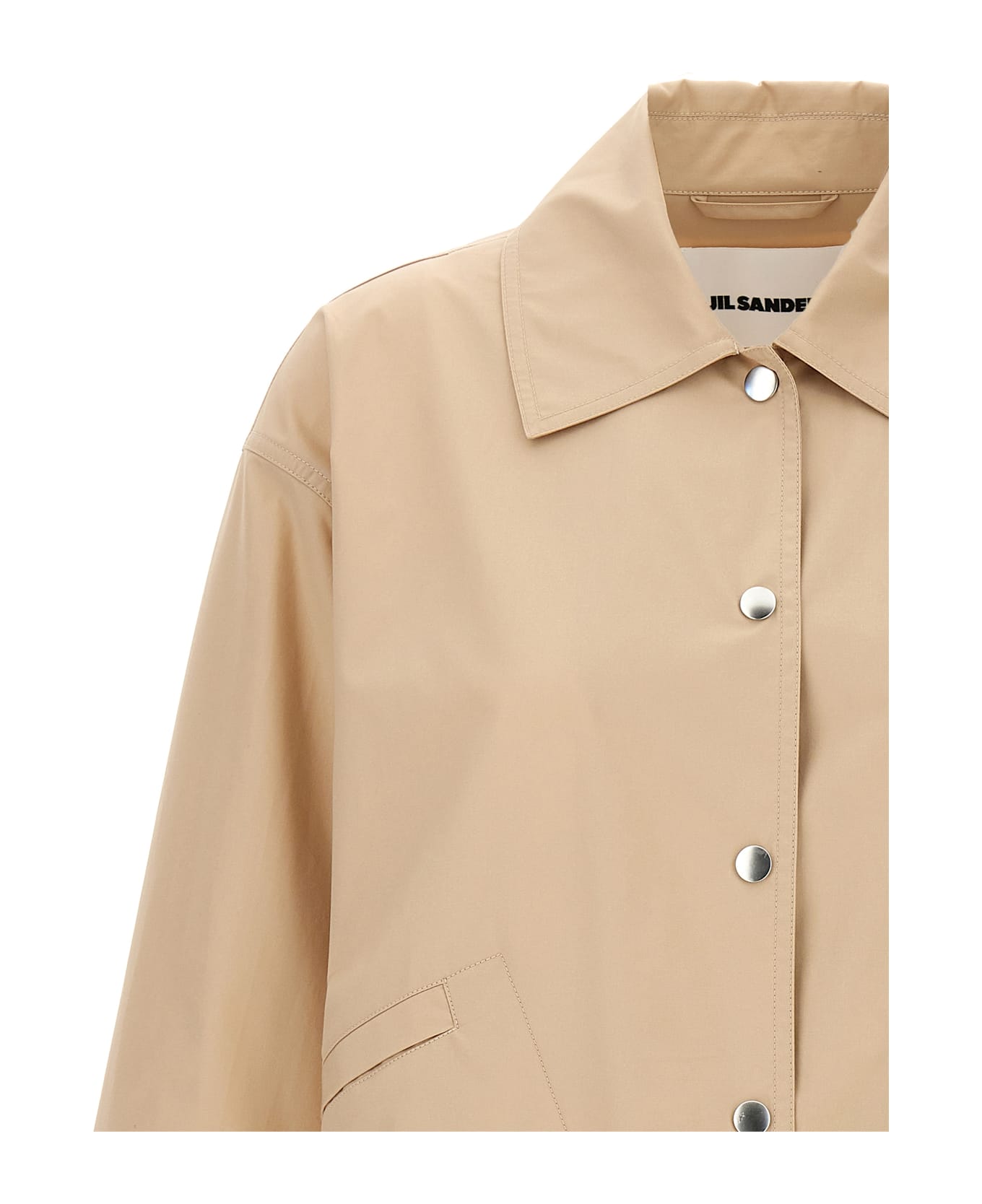 Jil Sander Logo Jacket - Dark Sand