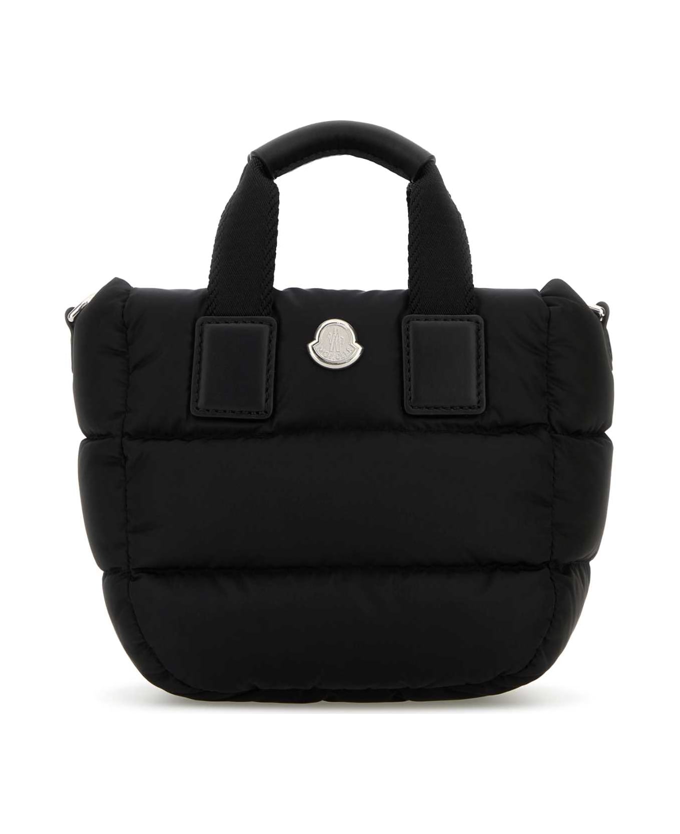 Moncler Black Fabric Mini Caradoc Handbag - 999