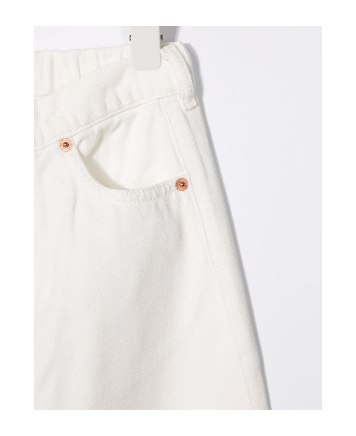 Maison Margiela White Cotton Jeans - Bianco