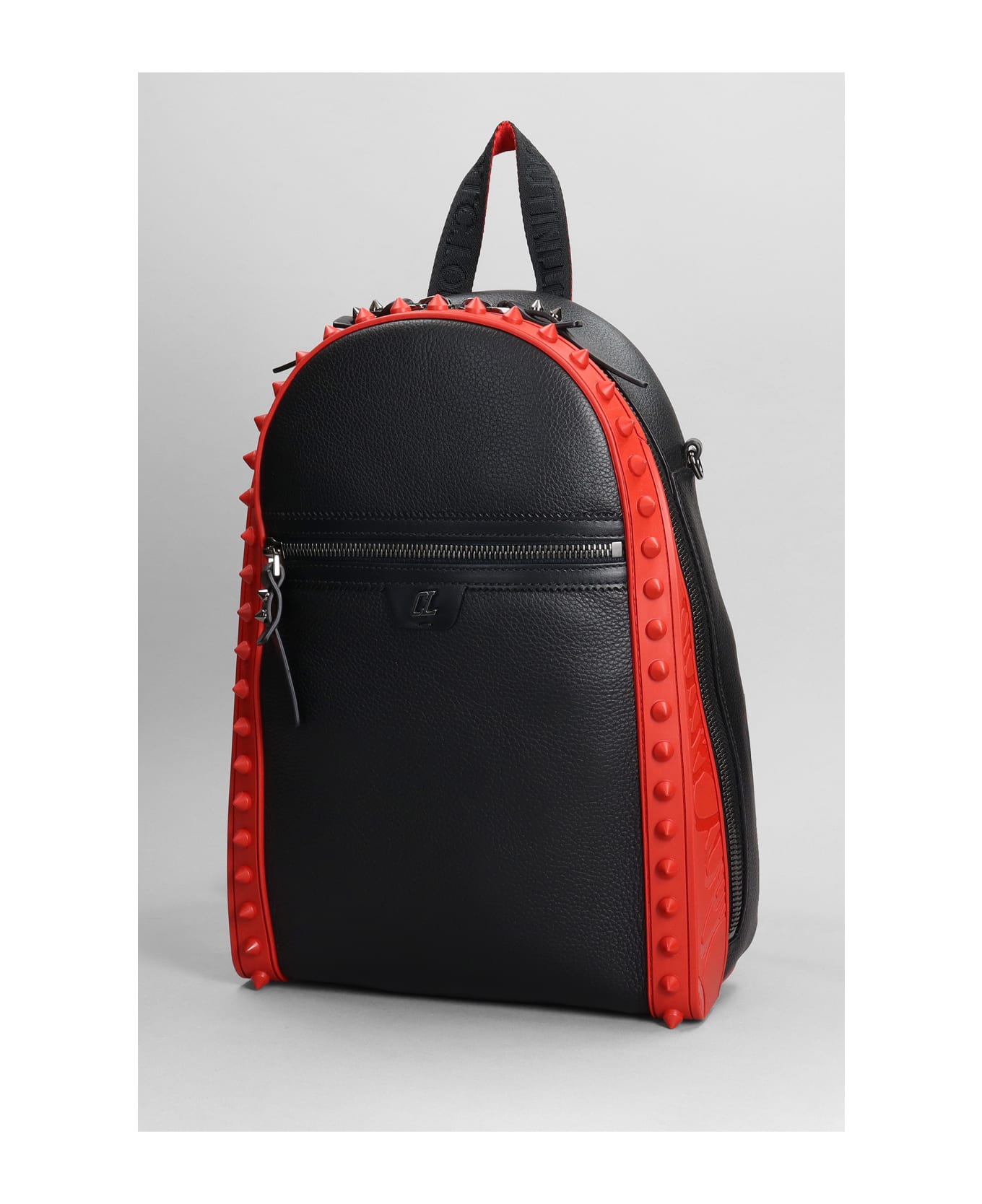 Christian Louboutin Backpack In Black Leather - black