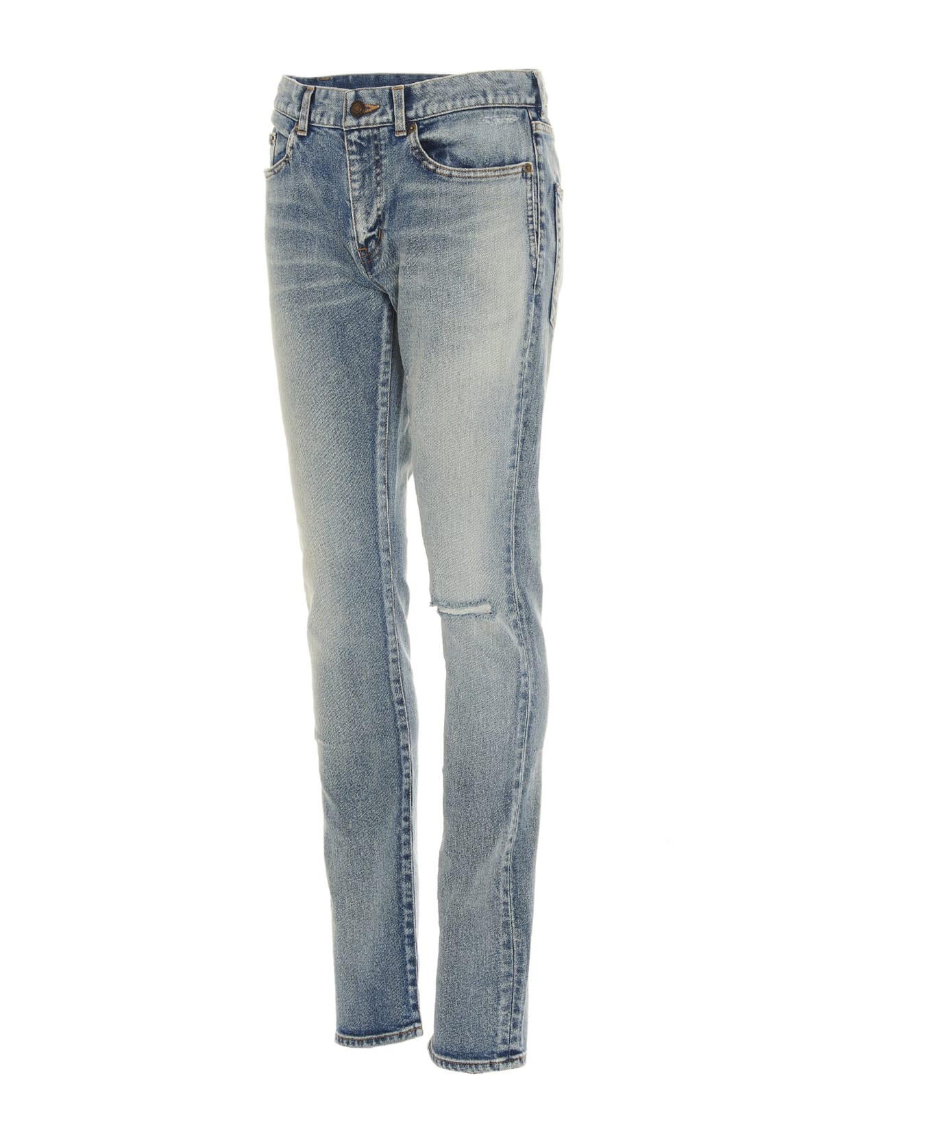 Saint Laurent Skinny Jeans - Light Blue