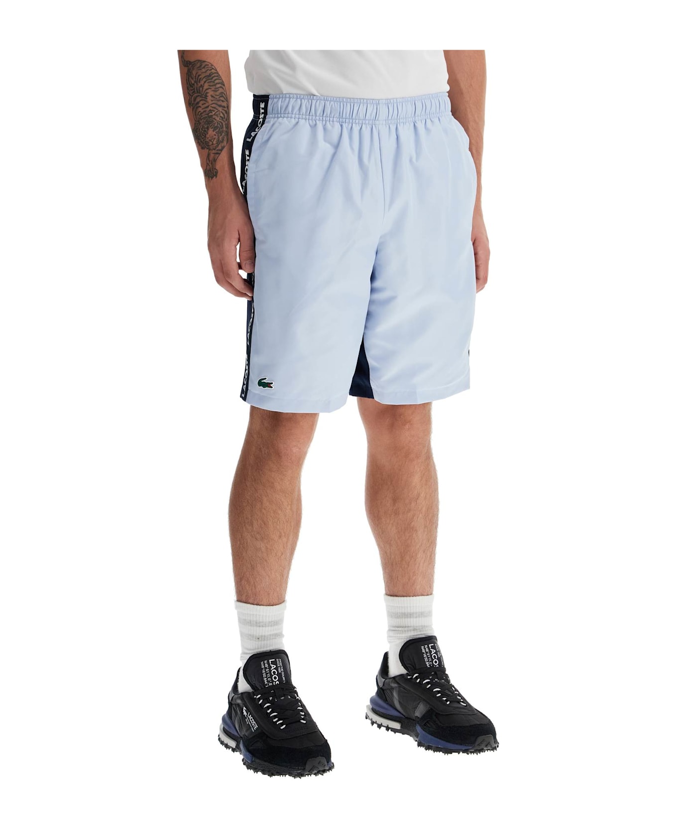 Lacoste With Logo On The Bermuda Shorts - PHOENIX BLUE NAVY BLUE (Light blue)