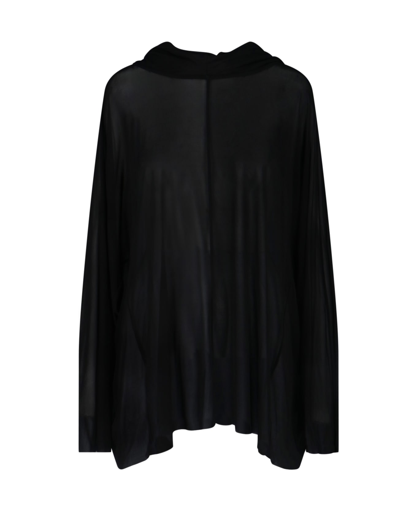 Rick Owens Hooded Tunic - Black