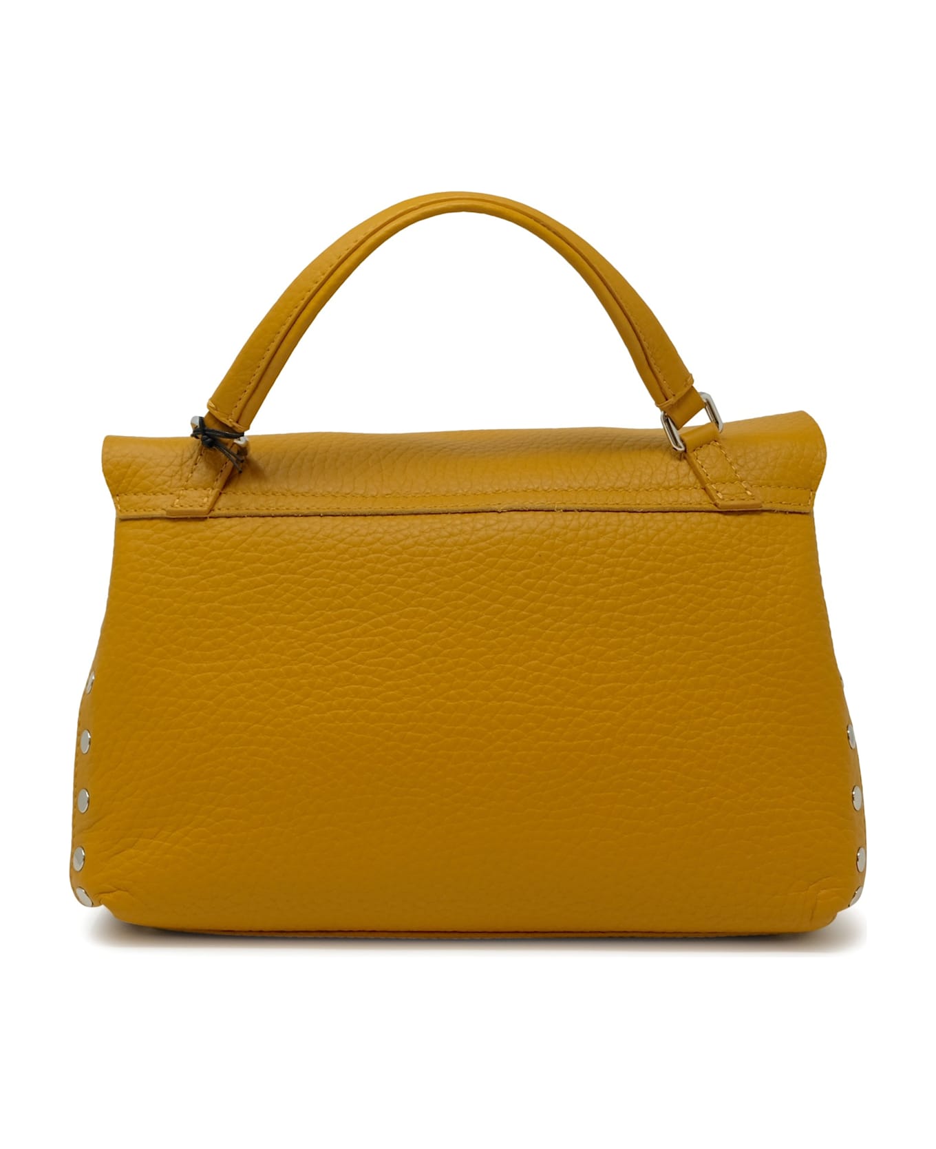 Zanellato 068090-01120000-z1050 Yellow Giallone Postina Centauro S Leather Handbag - YELLOW