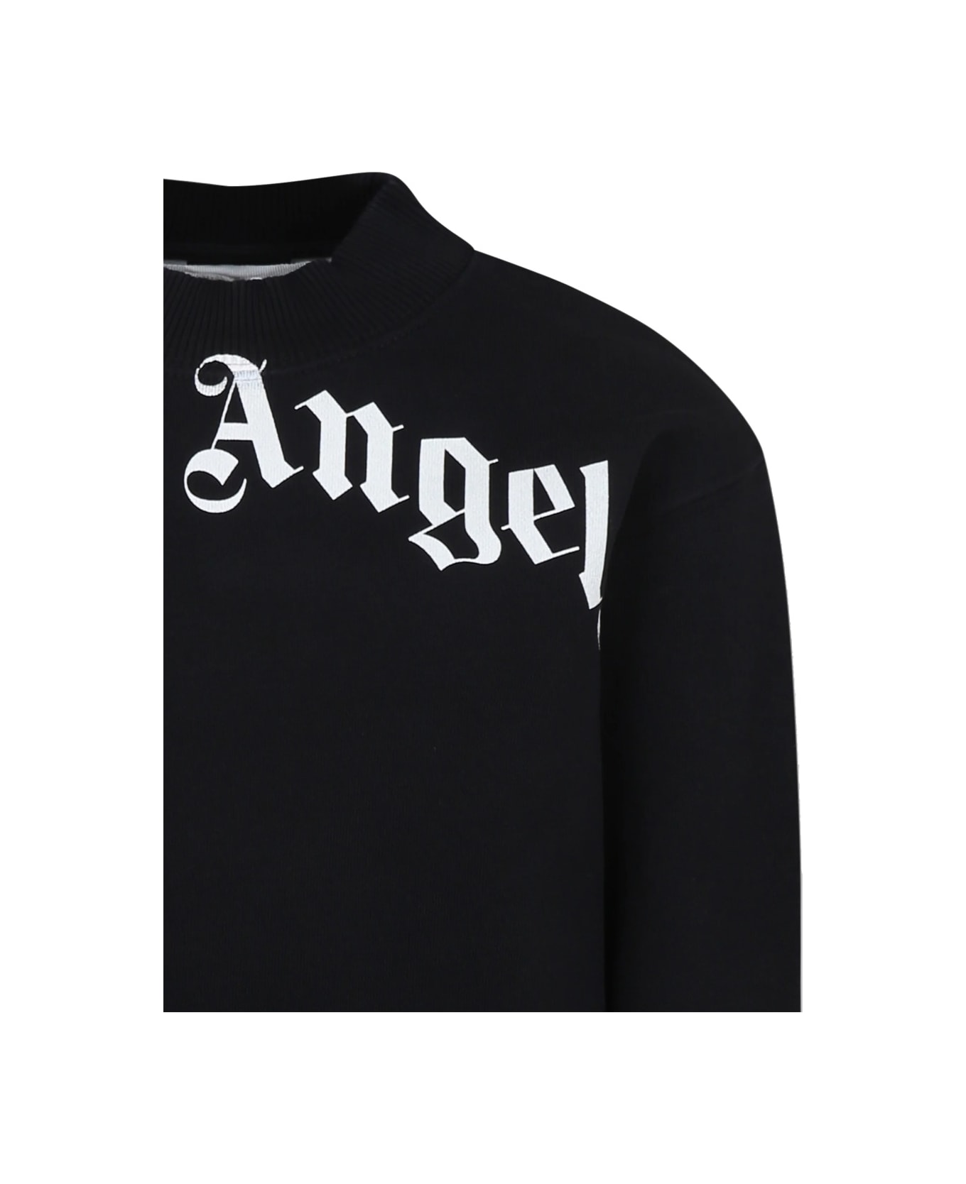 Palm Angels Jersey With Logo - BLACK
