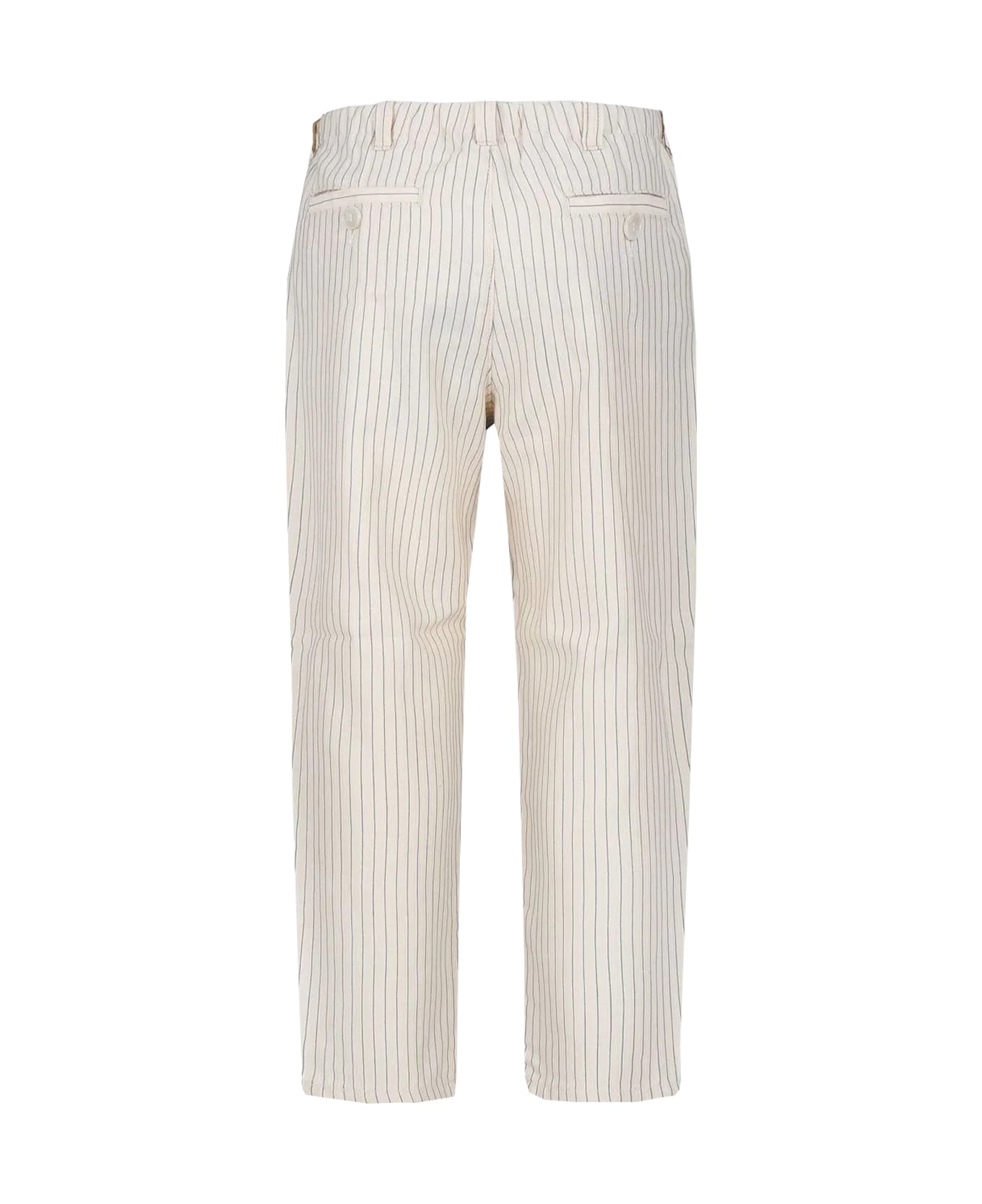 Emporio Armani Striped Pants - Beige