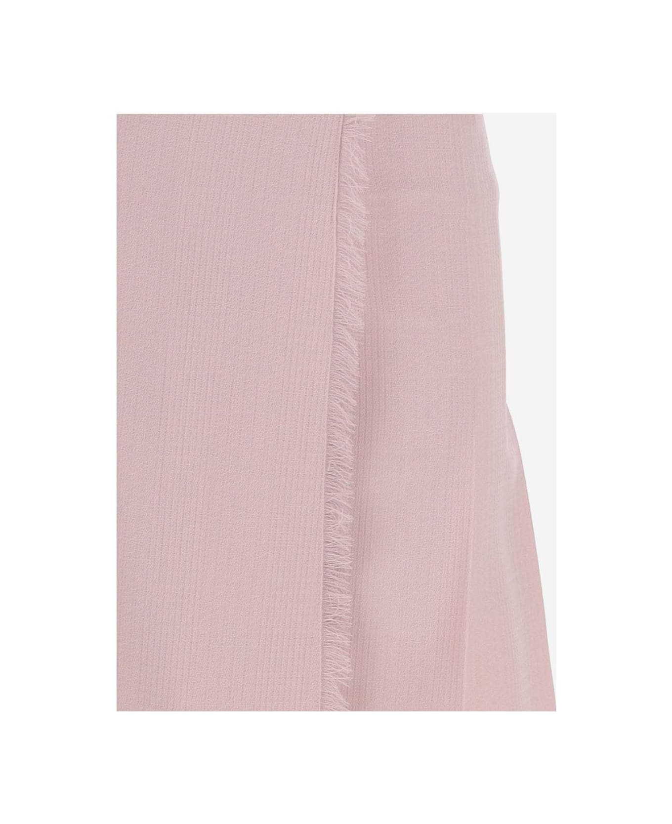 Burberry Kilt In Wool - Pink
