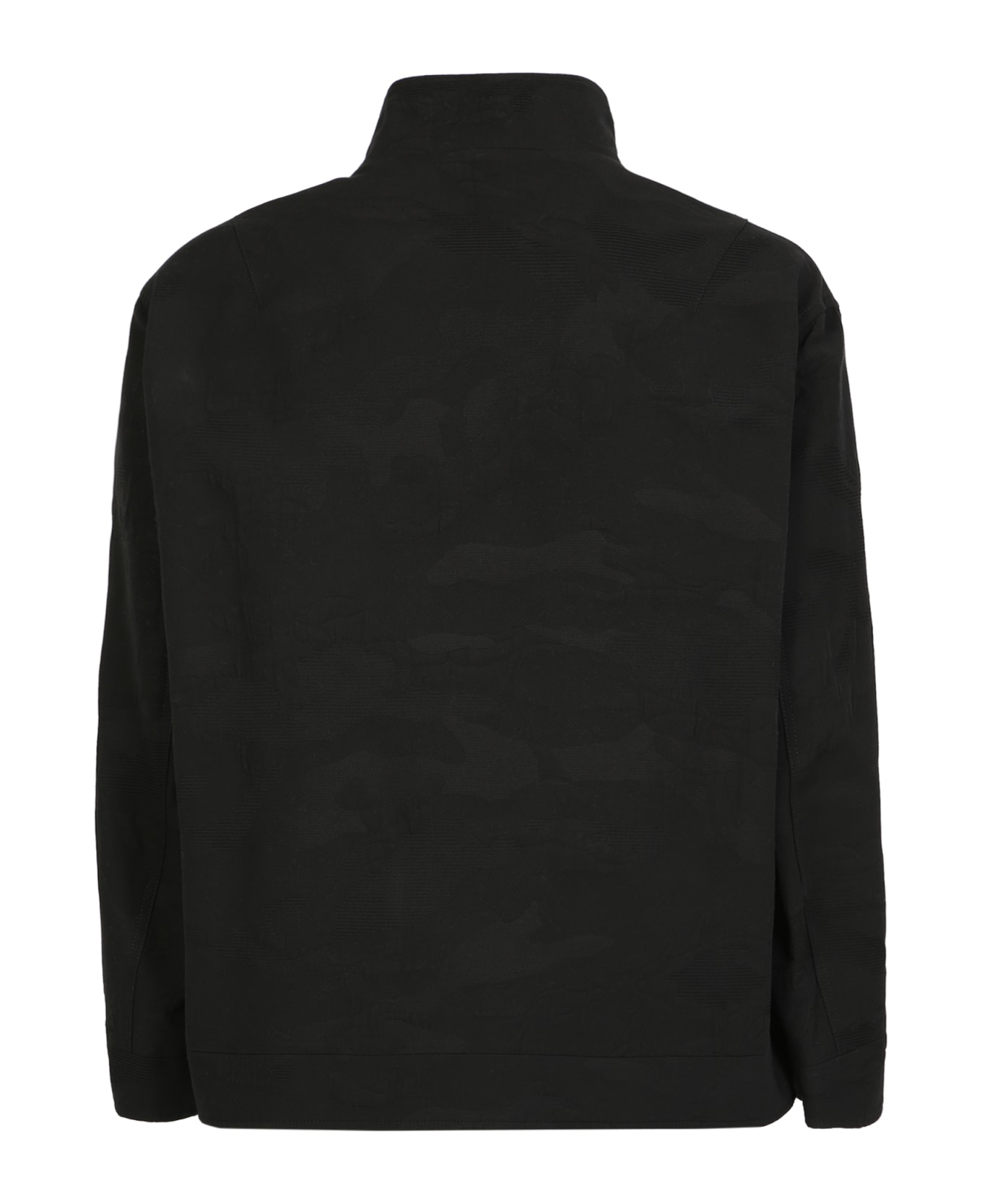 Valentino Camouflage Print Jacket - Black