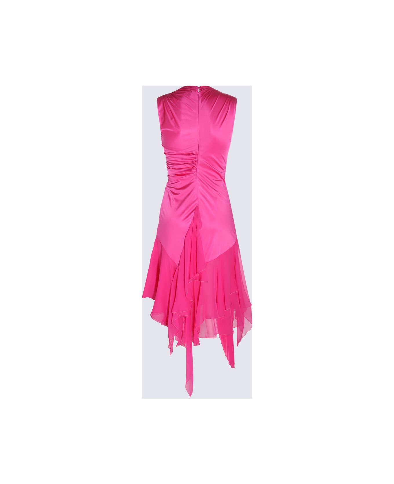 Versace Glossy Pink Viscose Dress - GLOSSY PINK ワンピース＆ドレス