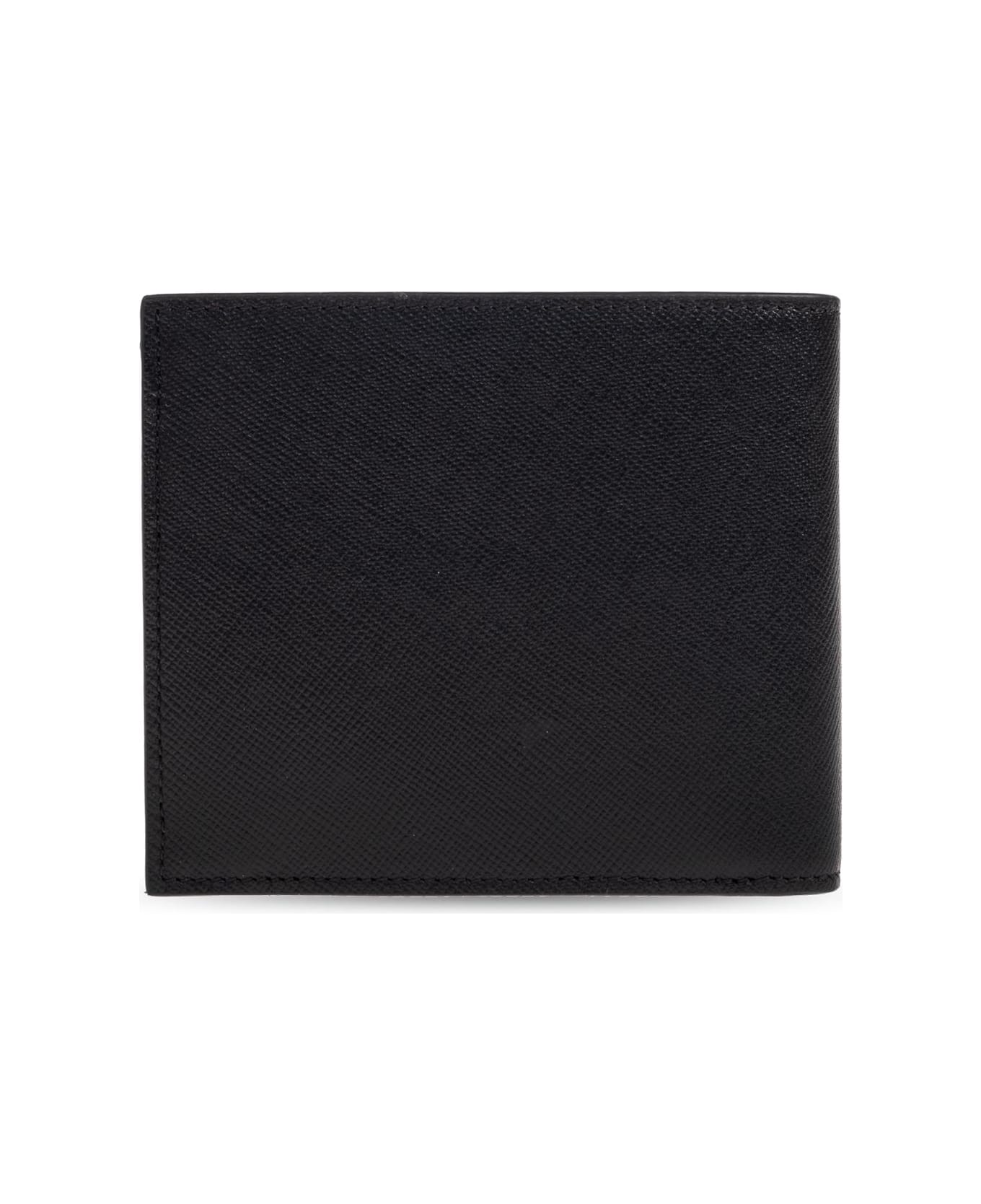 Paul Smith Leather Wallet With Logo - Black