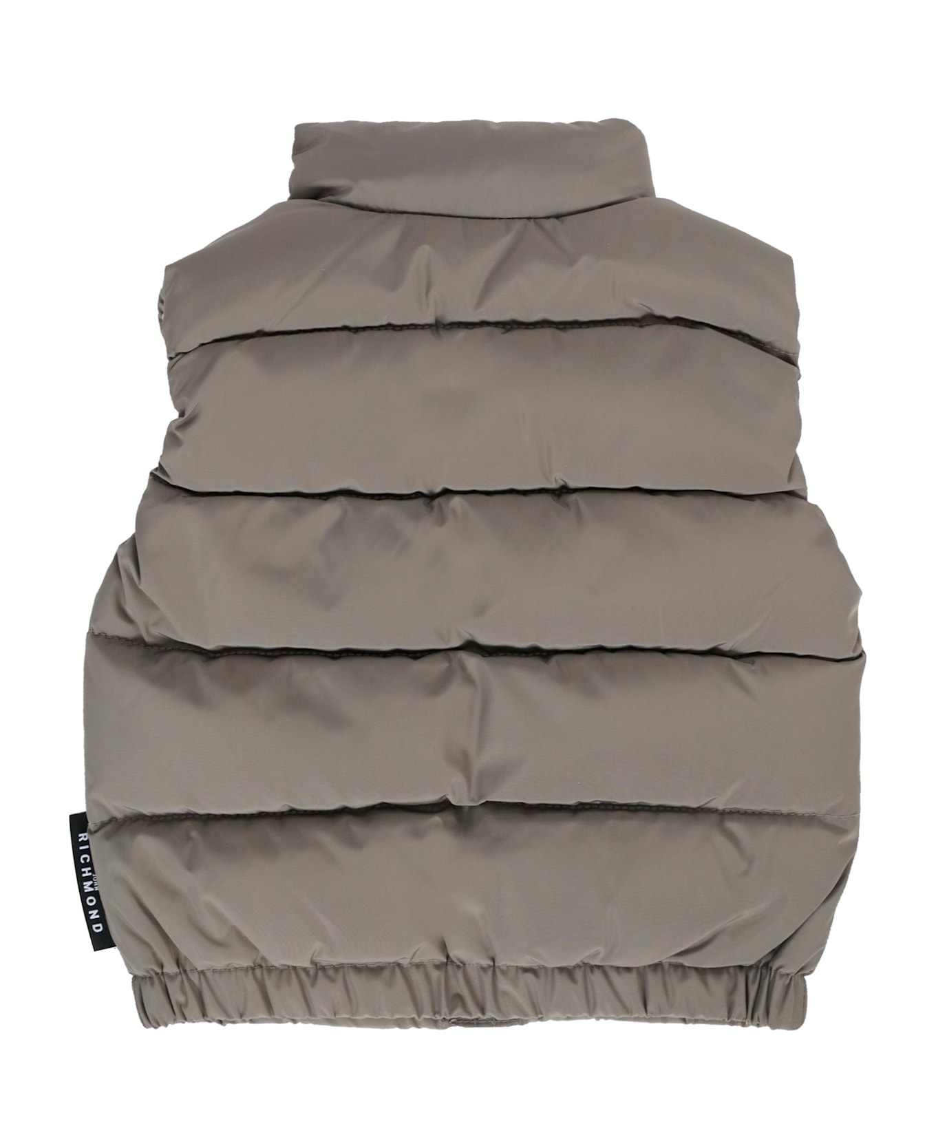 Richmond Grey Vest For Baby Boy With Logo - Grey