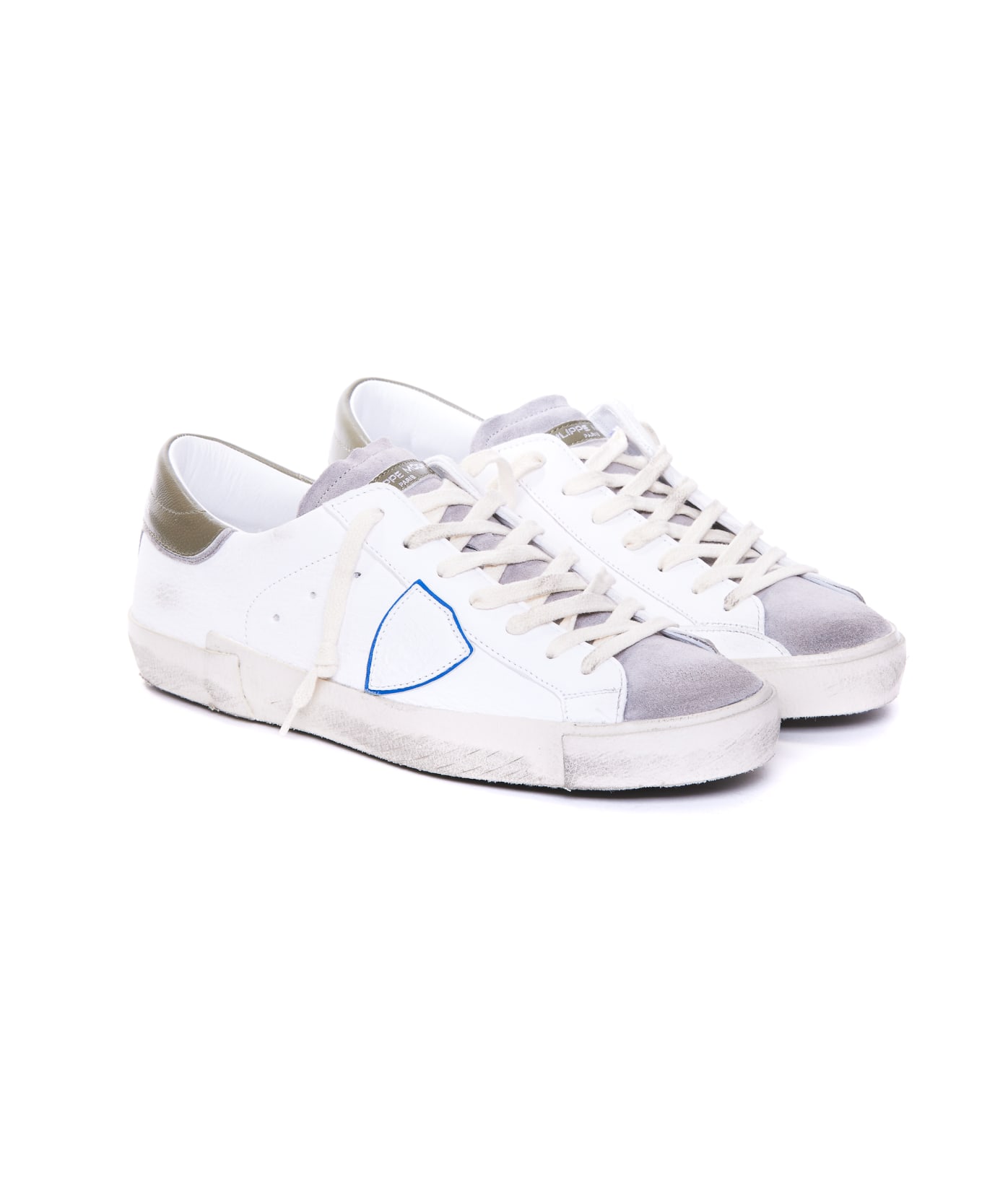 Philippe Model Prsx Sneakers - Mixage Vintage Blanc Green