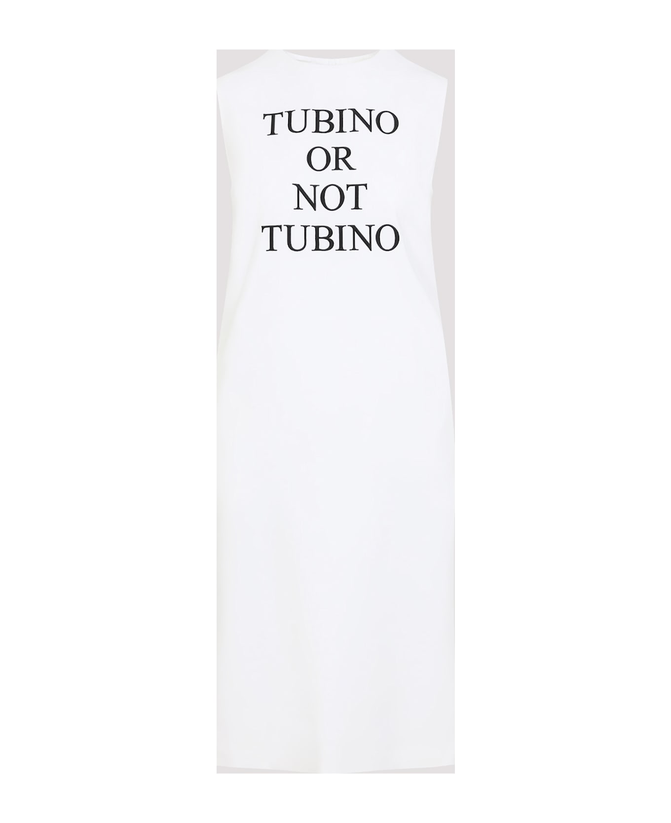 Moschino Viscose Midi Dress - Fantasia Bianco