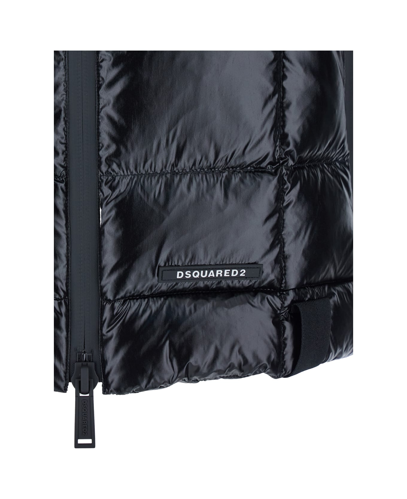 Dsquared2 3d Down Vest - Black
