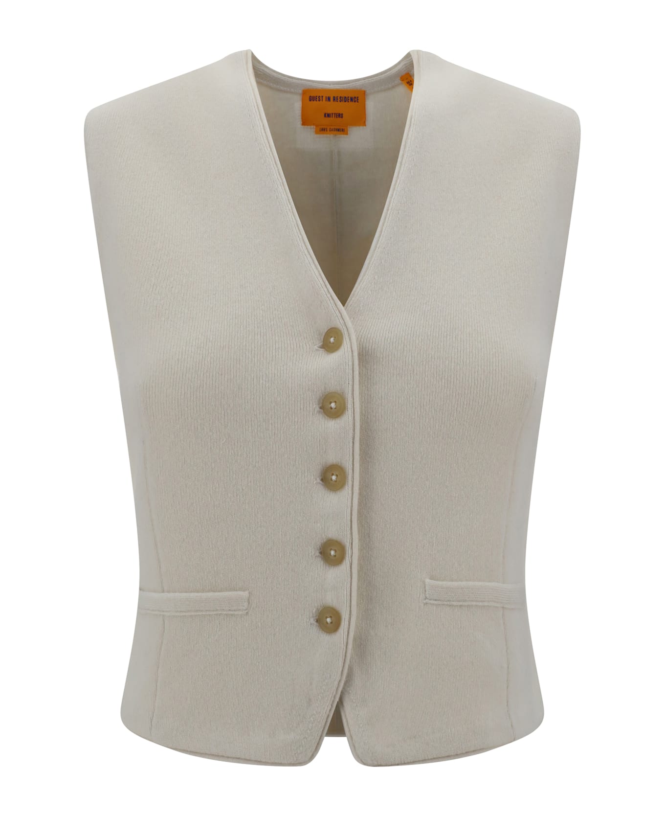 Guest in Residence Vest - Cream