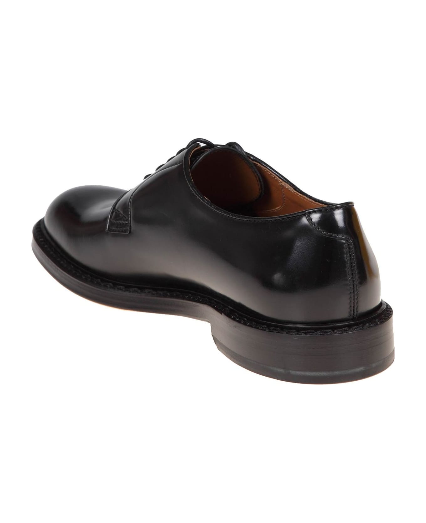 Doucal
s Derby Lace-up Shoes - Black