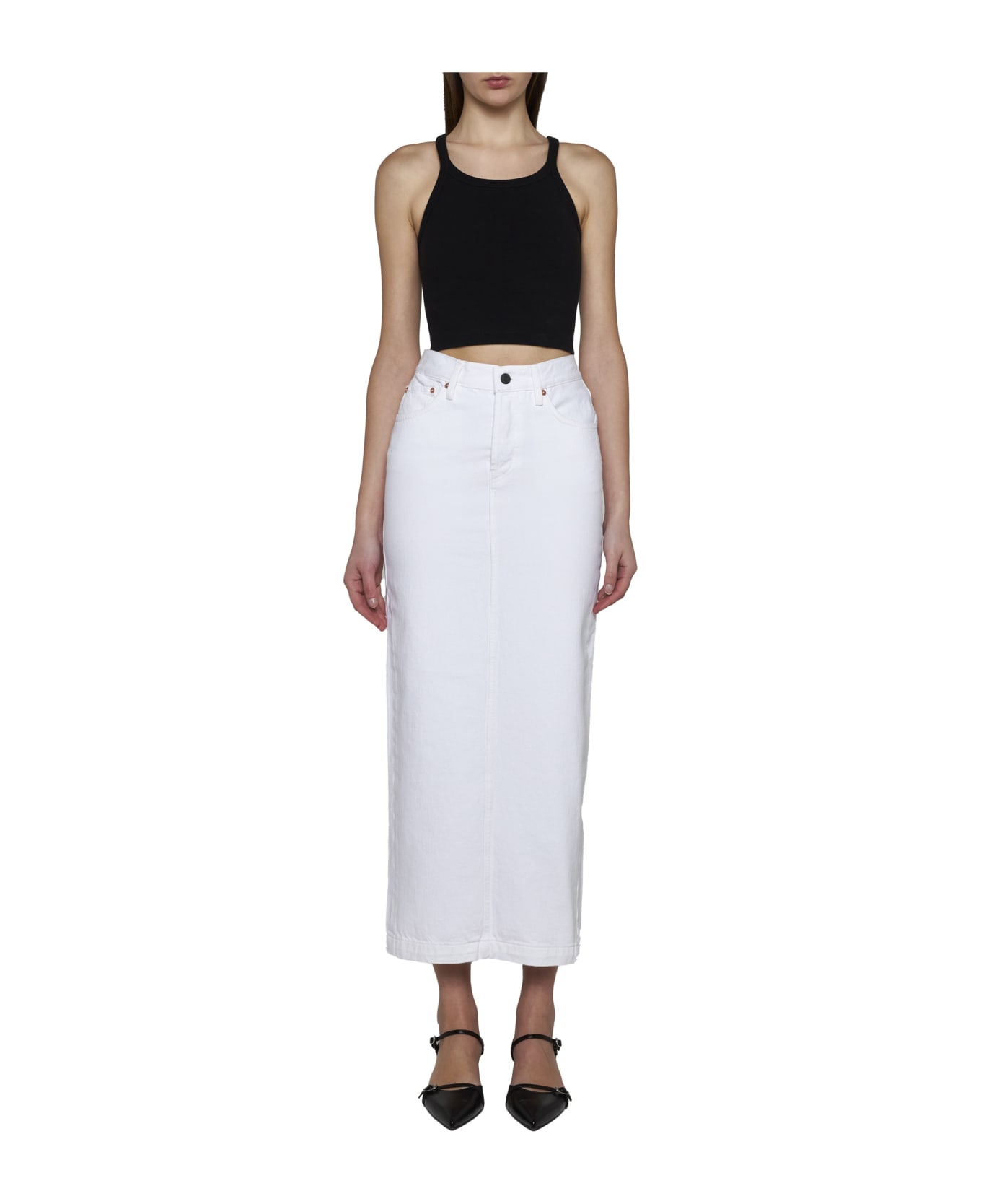 WARDROBE.NYC Skirt - White