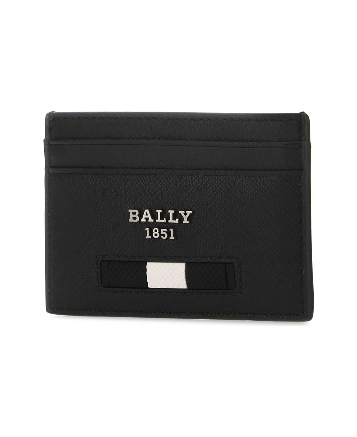 Bally Black Leather Card Holder - F100 財布