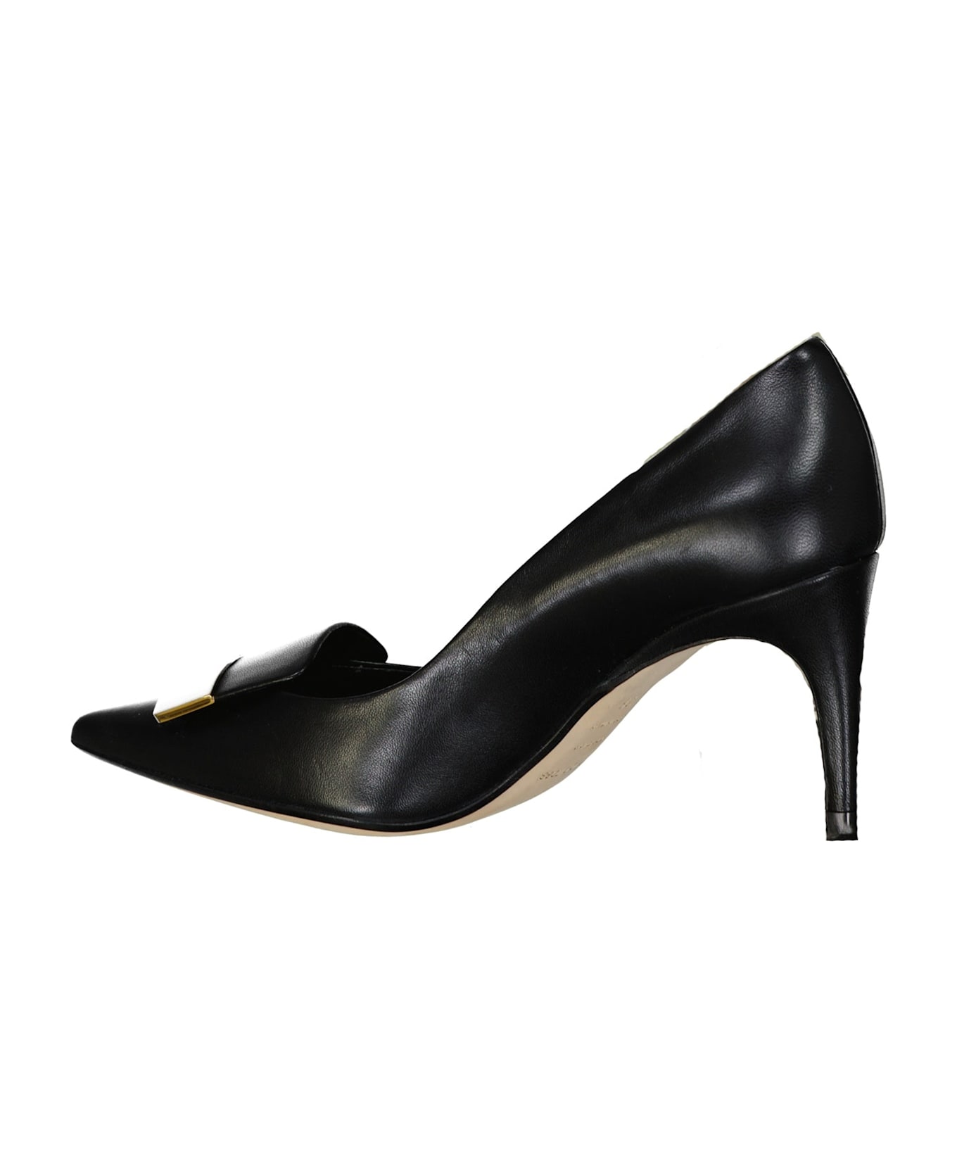 Sergio Rossi Sr Leather Pumps - Black