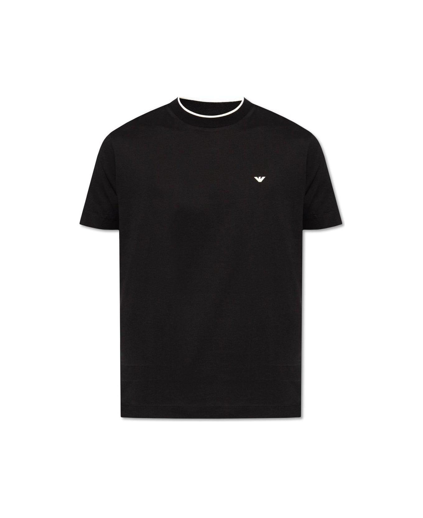 Emporio Armani Cotton T-shirt - Black シャツ