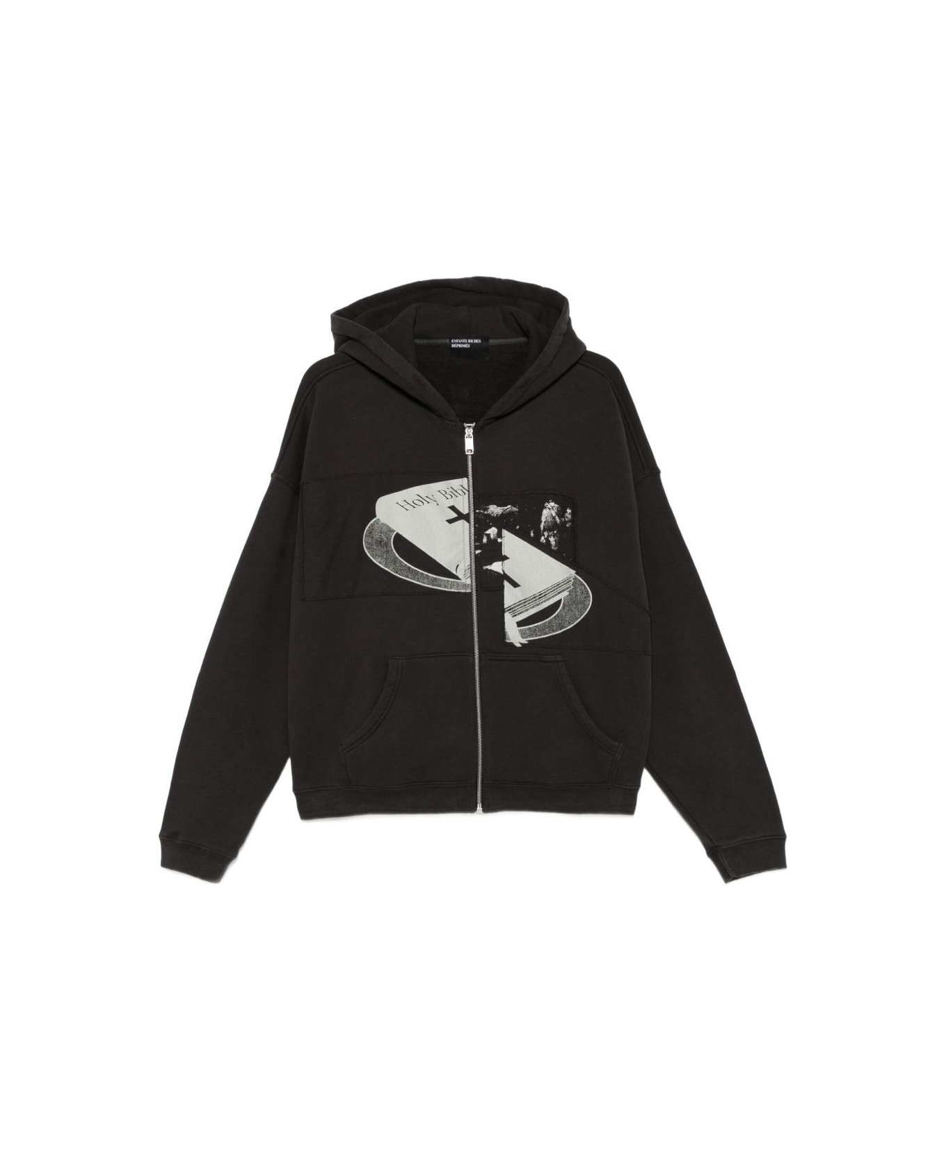 Enfants Riches Deprimes Holy Bible Assemblage Cotton Hoodie - Black