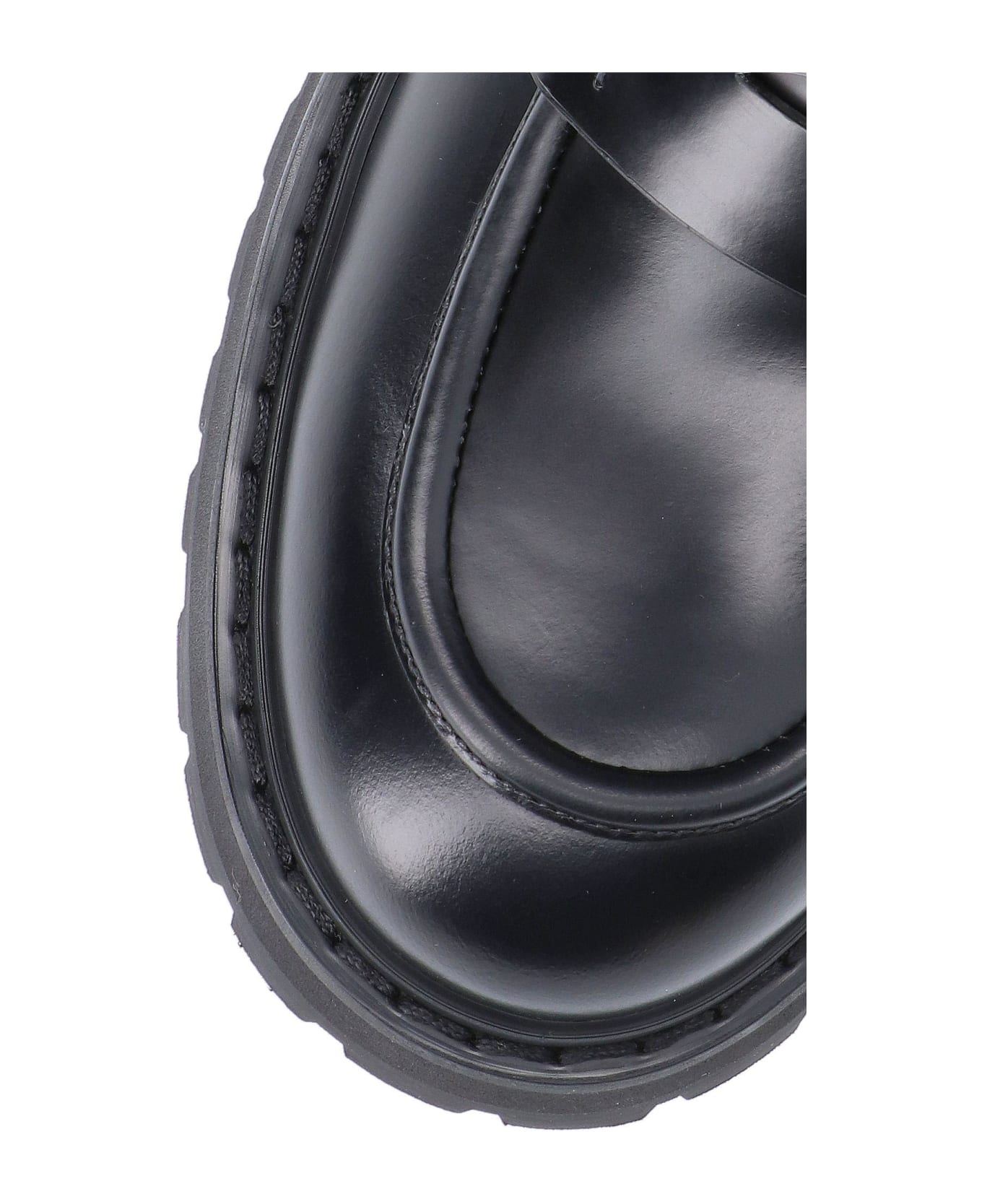 Premiata Leather Loafers Loafers - NERO