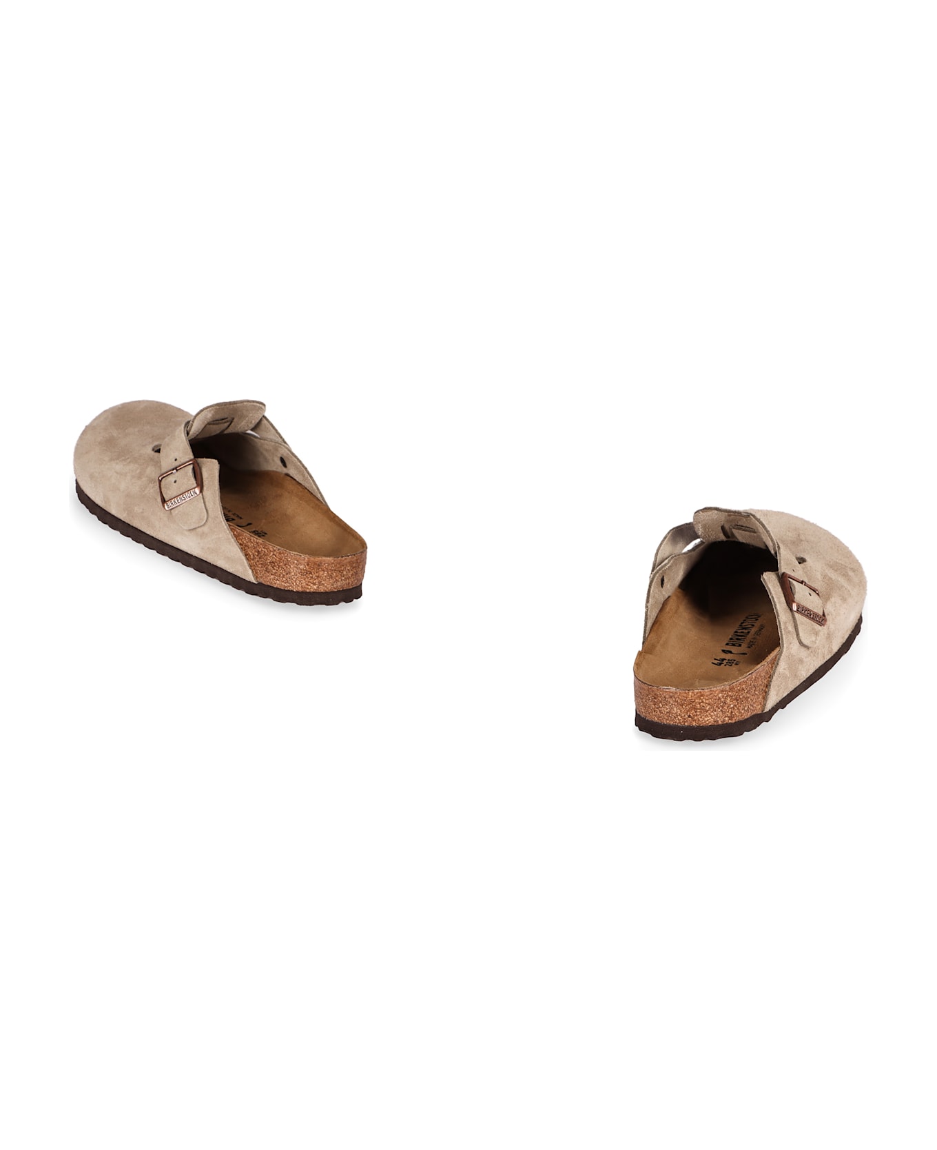 Birkenstock Boston Suede Mules - NEUTRALS