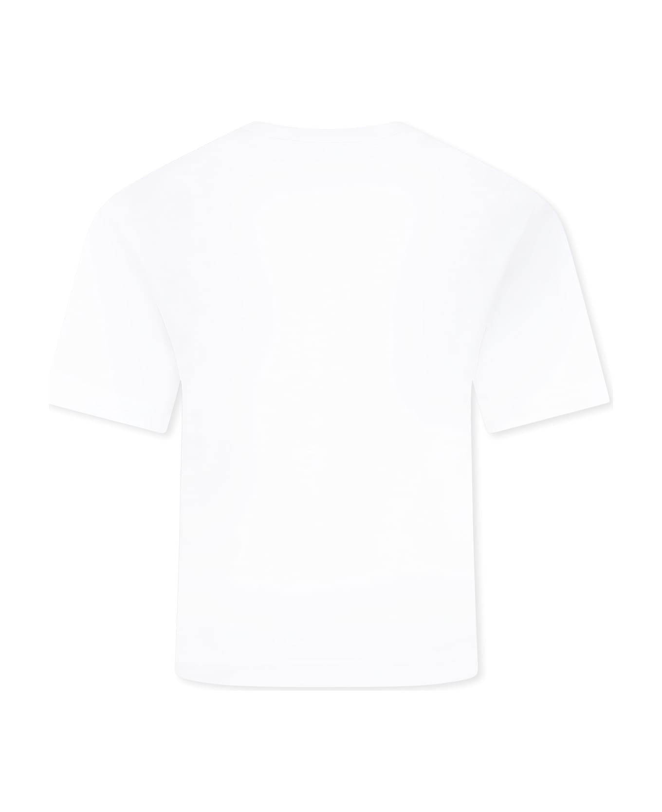 Marc Jacobs White T-shirt For Boy With Logo - White