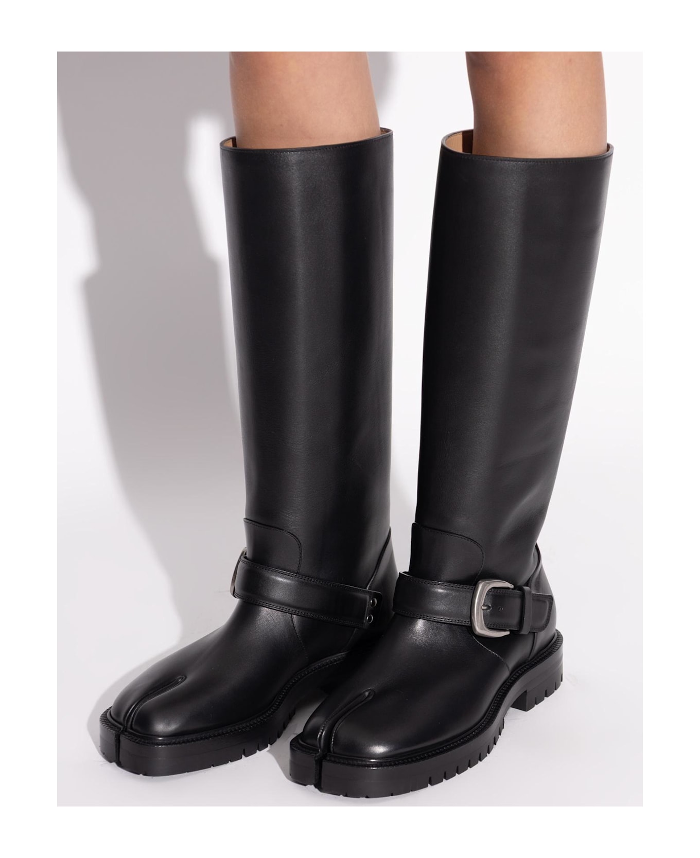 Maison Margiela Leather Boots - Black