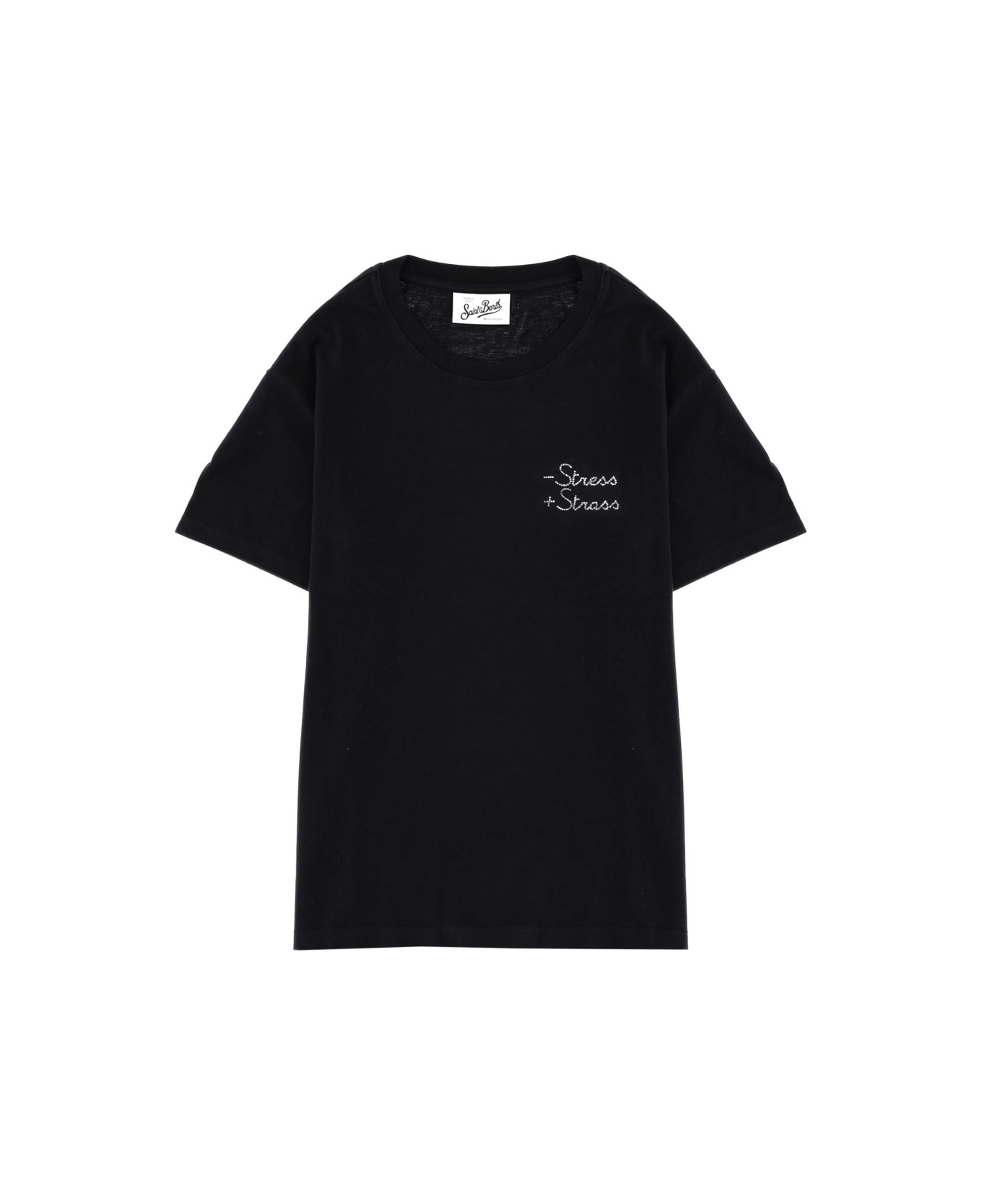 MC2 Saint Barth Cotton T-shirt - BLACK