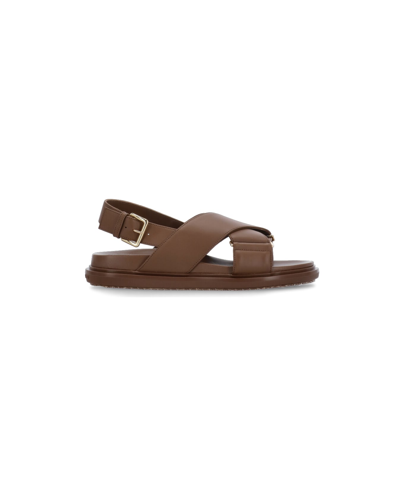 Marni Leather Sandals - Brown