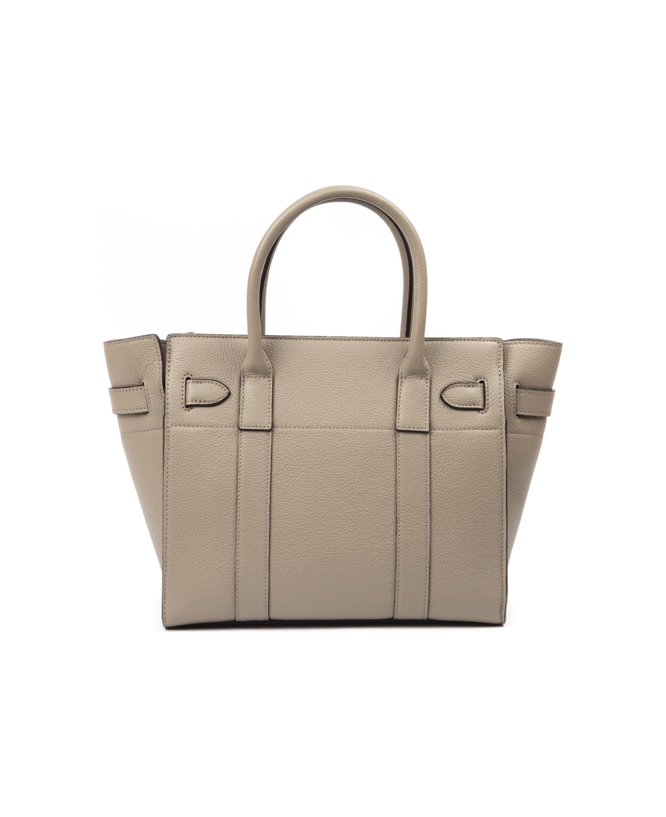 Mulberry Bayswater Solid Grey Leather Tote | italist, ALWAYS LIKE A SALE