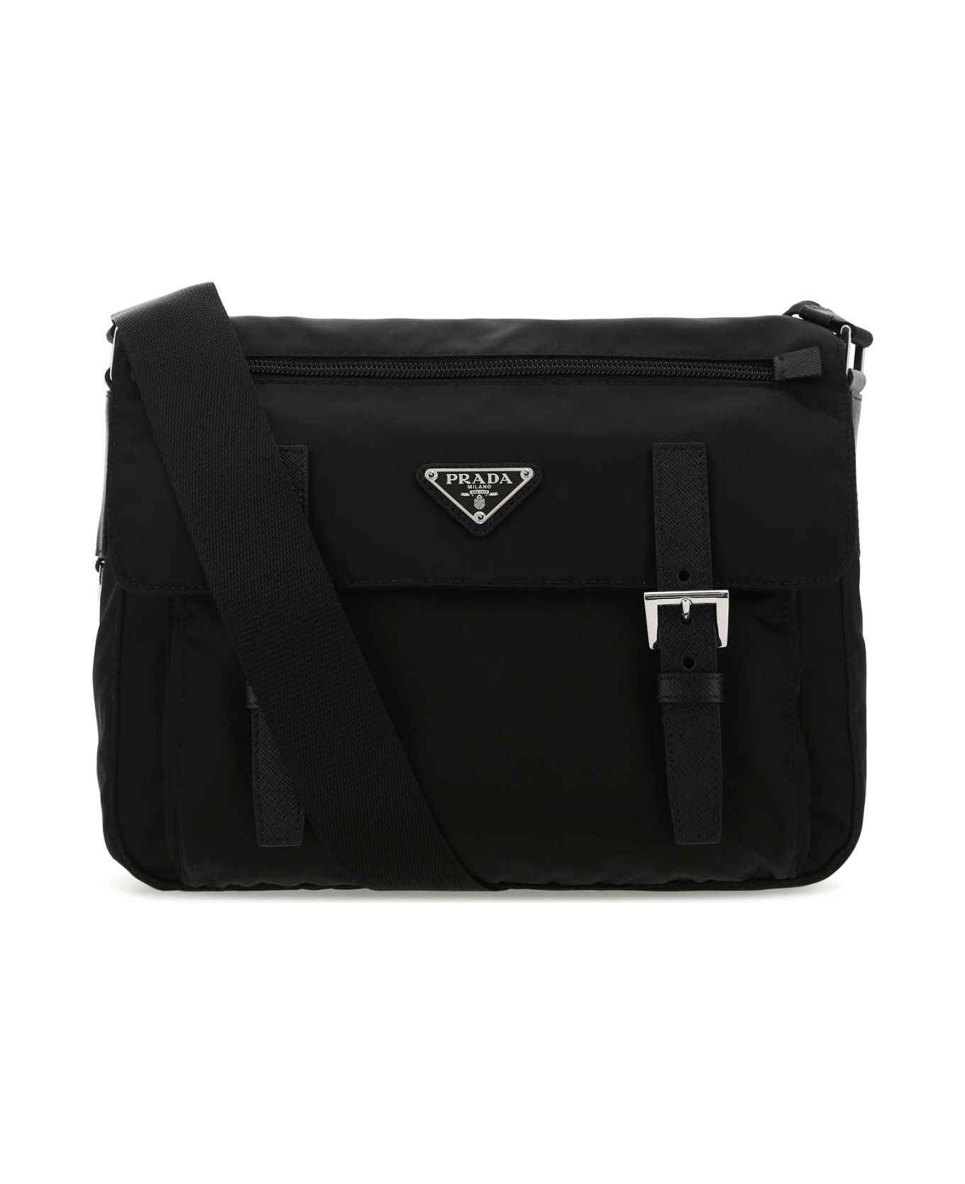 Prada Black Re-nylon Crossbody Bag - F0002