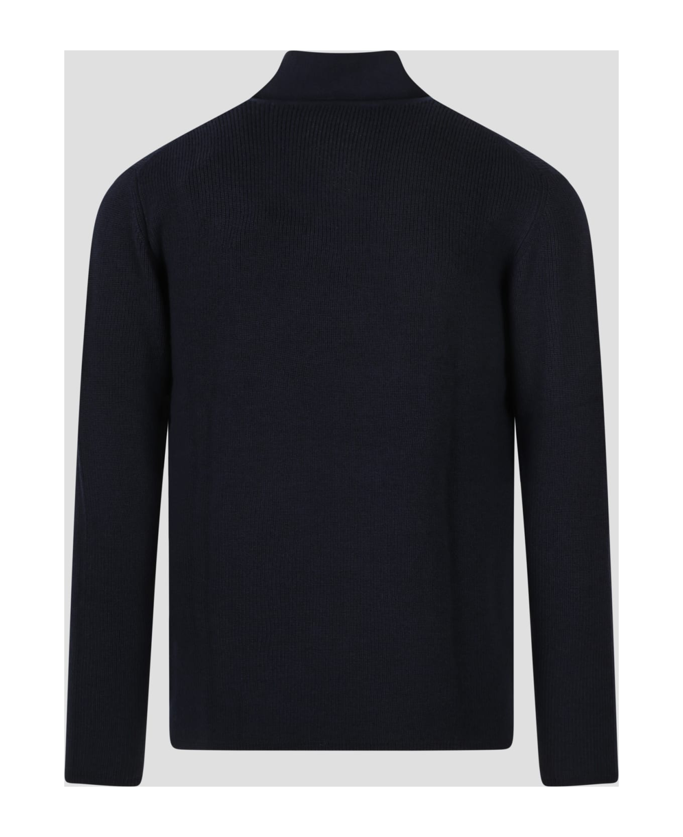 Paolo Pecora Double-breasted Wool Knit Cardigan - Blue