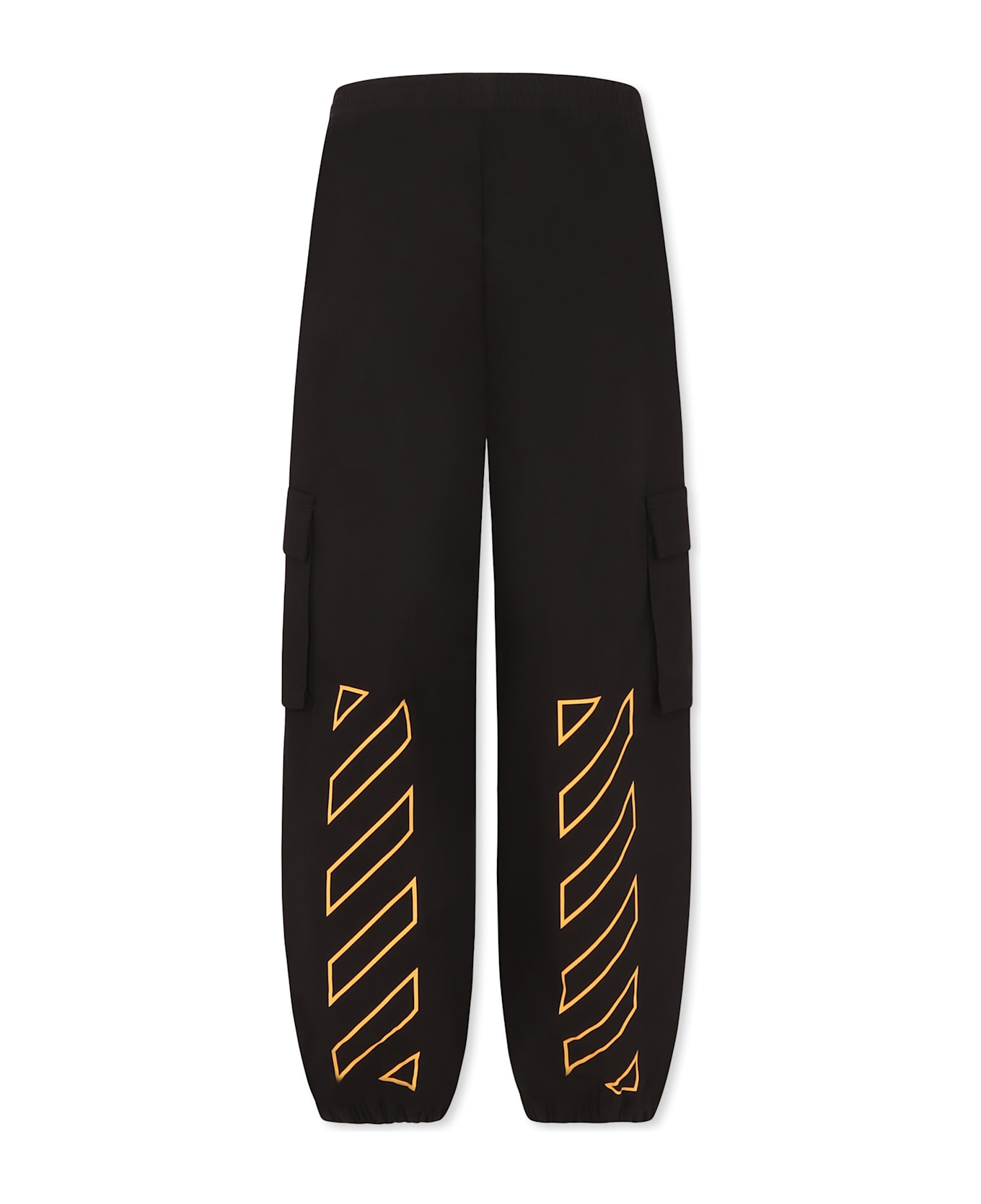 Off-White Black Trousers For Boy With Arrows - Black