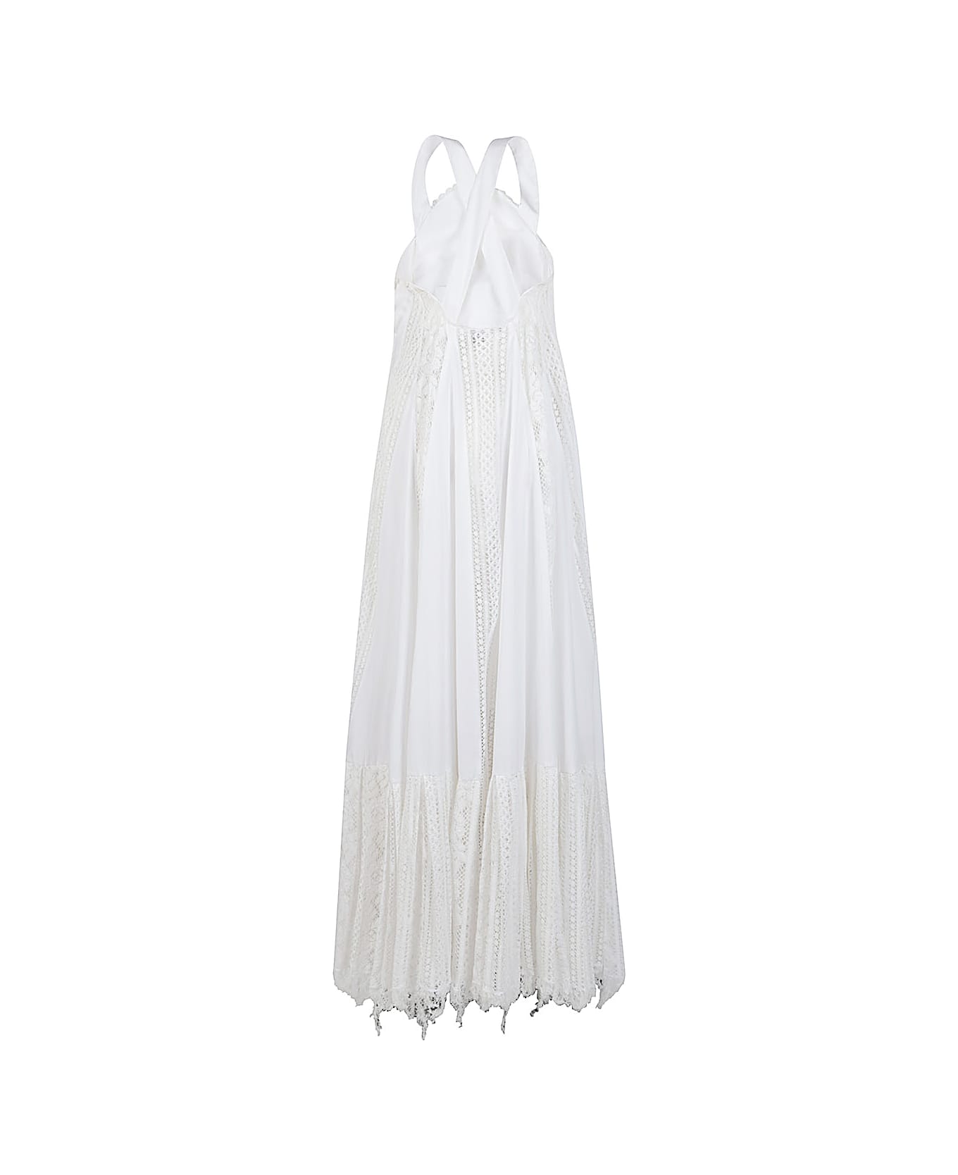 Loewe Cotton Long Dress - White