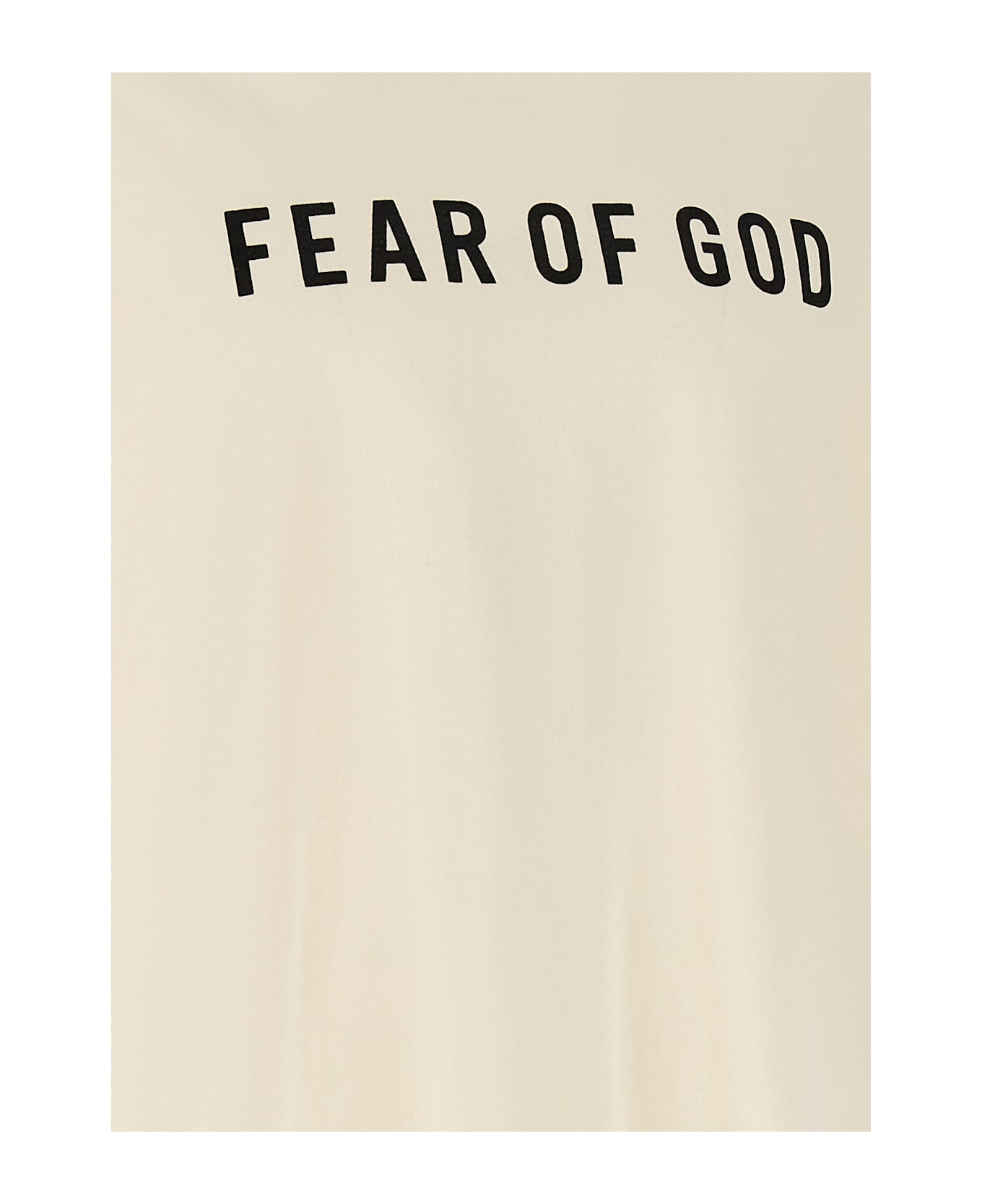 Fear of God Logo Print T-shirt - Beige