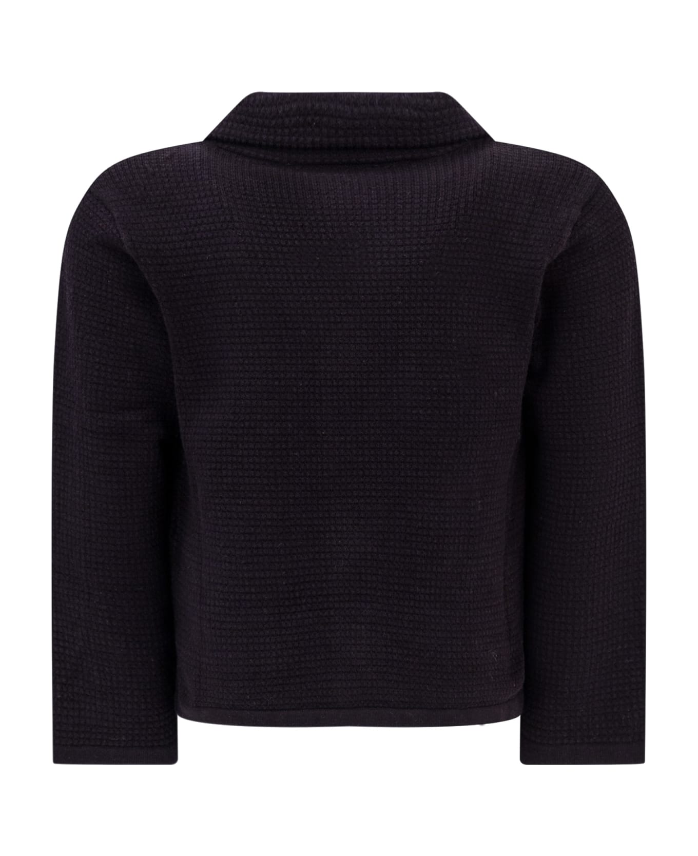 Emporio Armani Knitted Jacket - BLU NAVY コート＆ジャケット