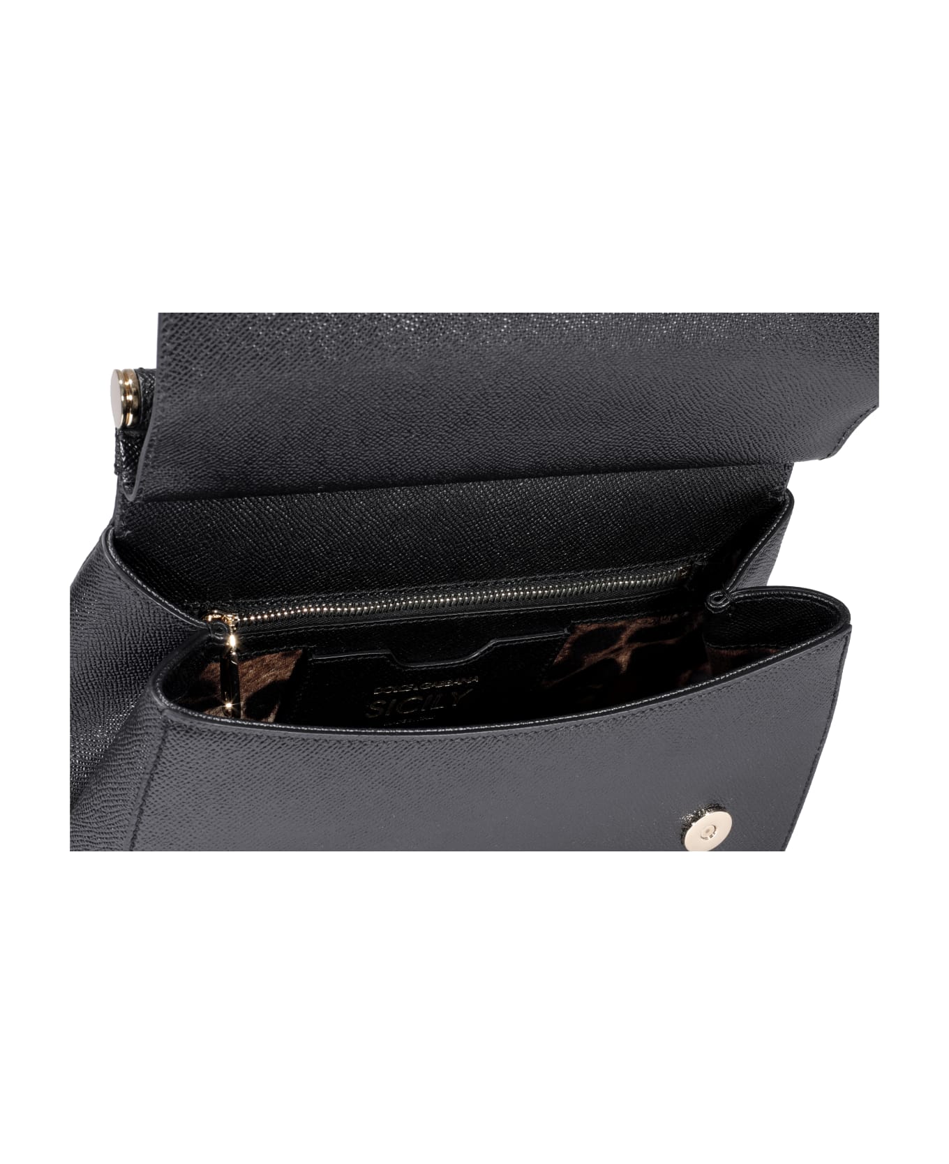 Dolce & Gabbana Medium Sicily Handbag - Nero