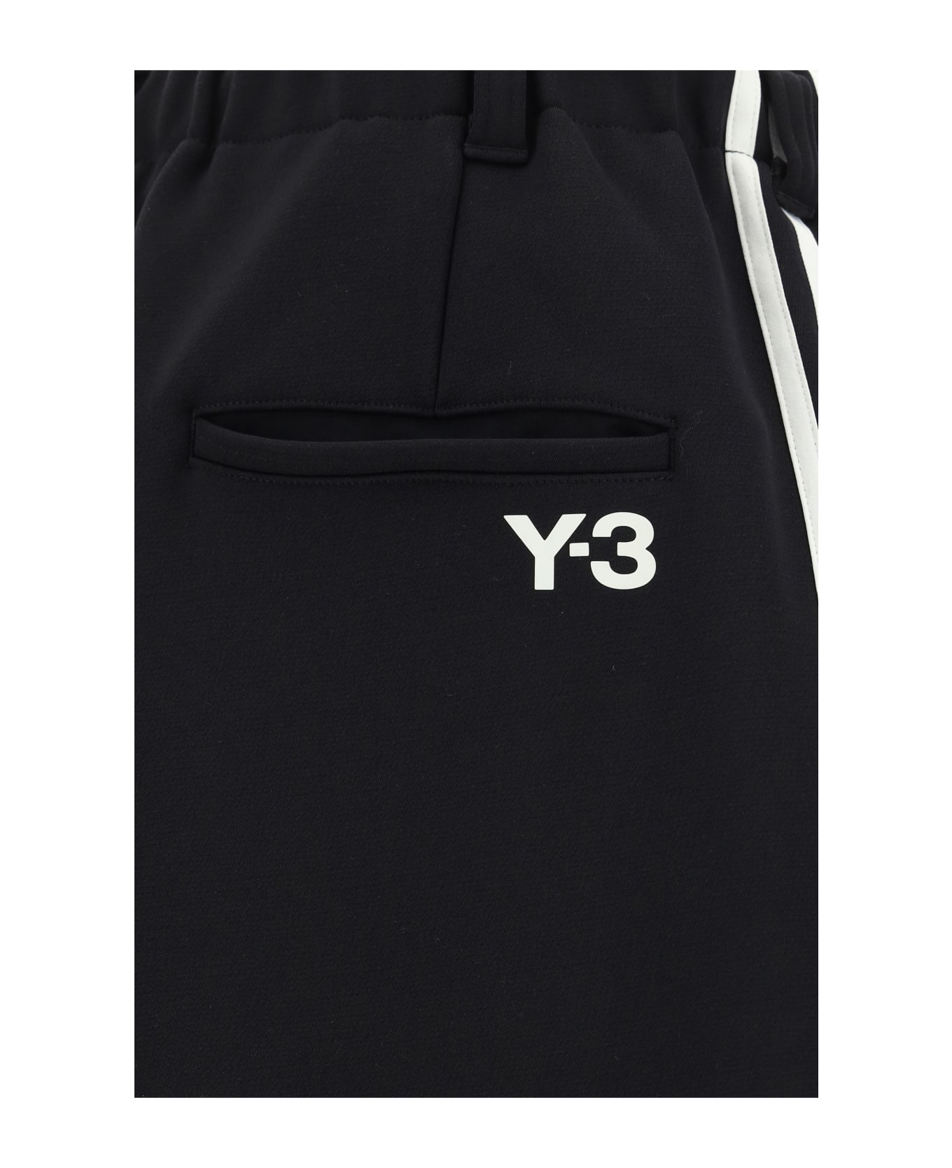 Y-3 Track Sweatpants - Black/owhite