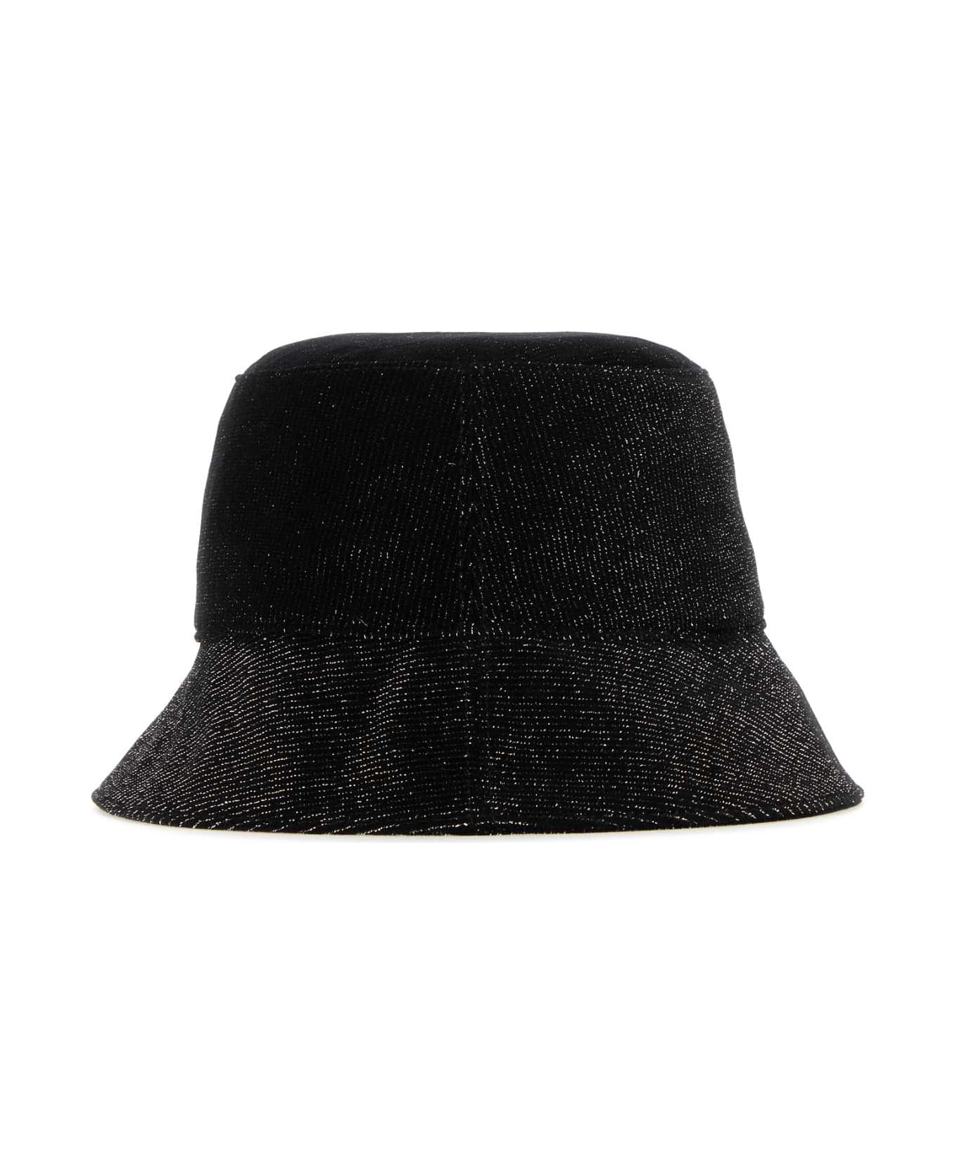 Helen Kaminski Black Velvet Florenze Bucket Hat - BLACKSPARKLE ヘアアクセサリー