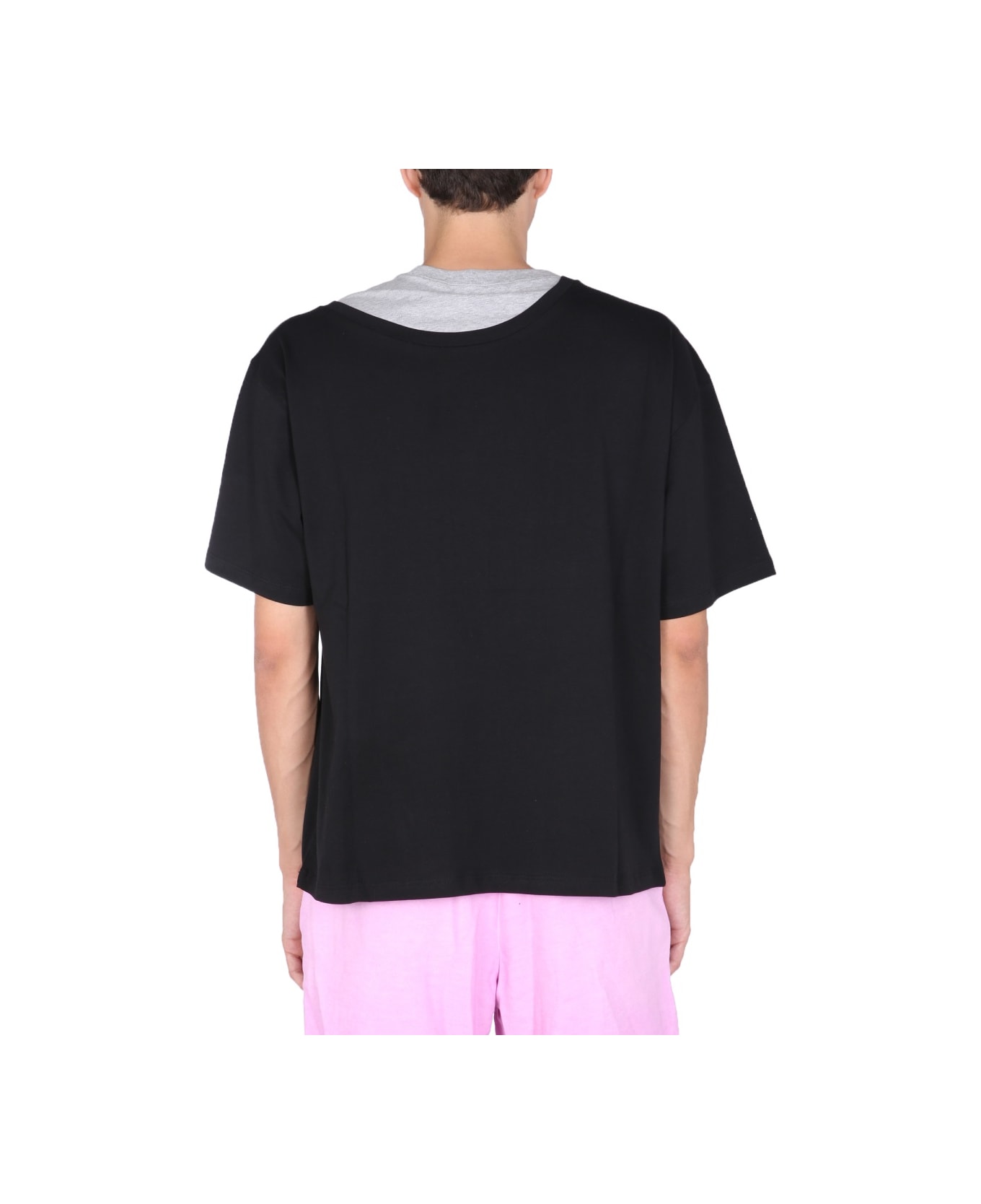 Opening Ceremony "double Collar" T-shirt - BLACK